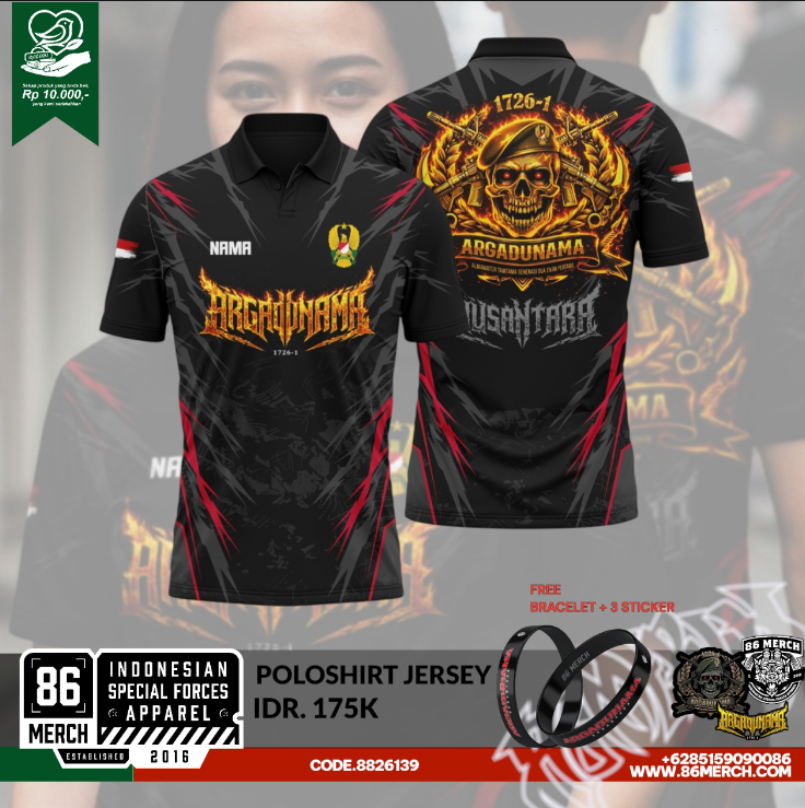 POLOSHIRT JERSEY ARGADUNAMA NUSANTARA