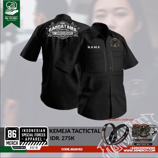 Image of KEMEJA TACTICAL GARDATAMA NUSANTARA 4th ANNIVERSARY 