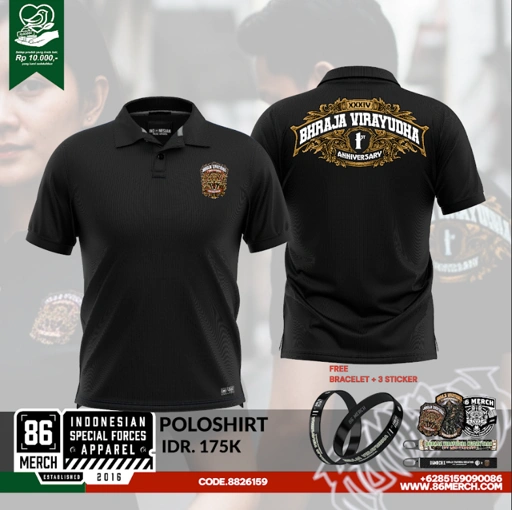 Image of POLOSHIRT BHRAJA VIRAYUDHA 1st ANNIVERSARY