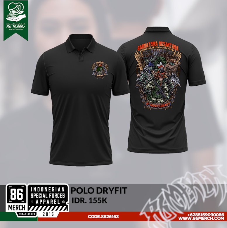 POLO DRYFIT GARDATAMA NUSANTARA 4th ANNIVERSARY