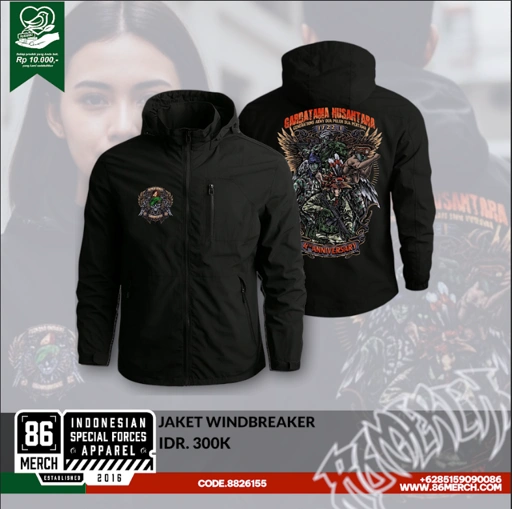Image of JAKET WINDBREAKER GARDATAMA NUSANTARA 4th ANNIVERSARY 