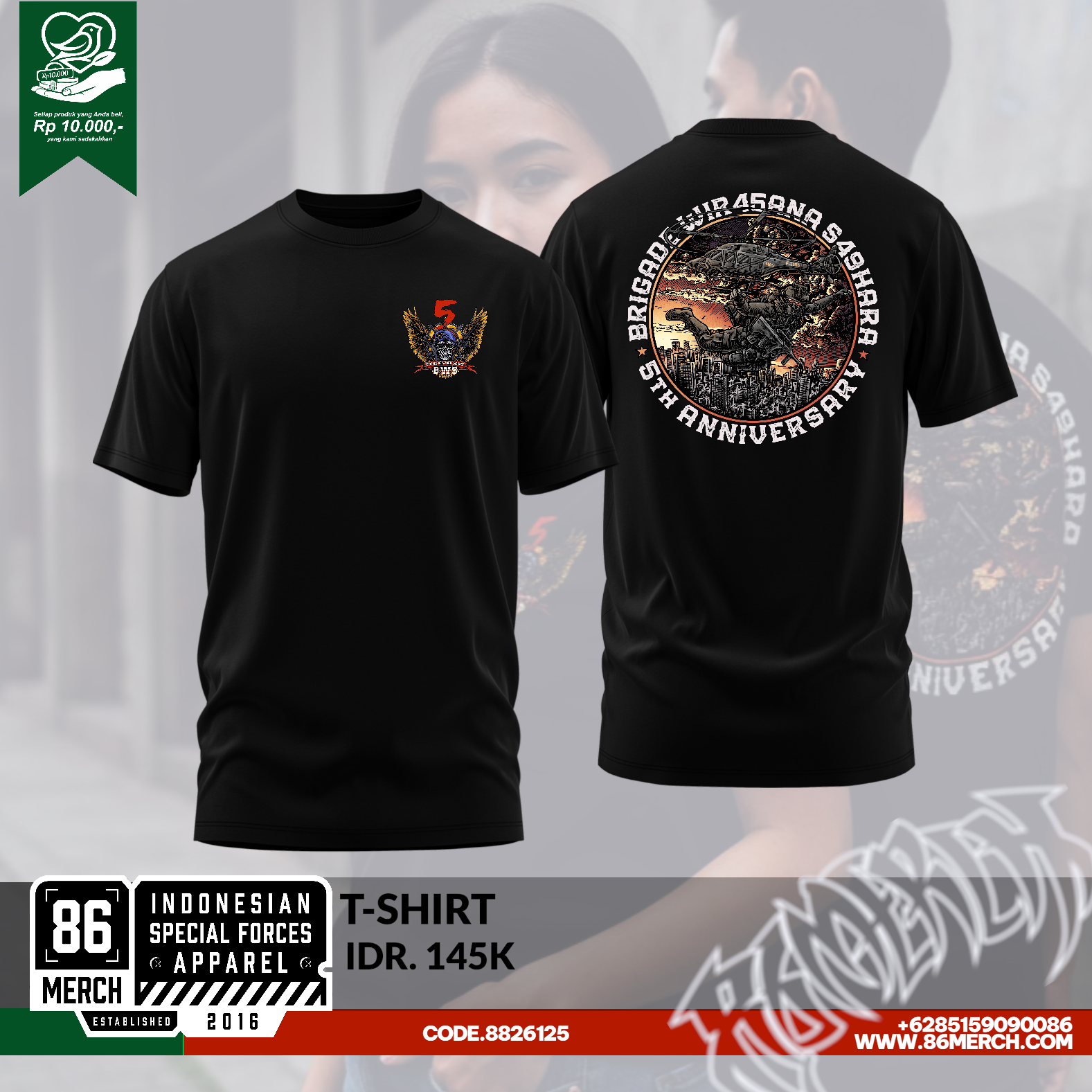 TSHIRT BWS 5th ANNIV