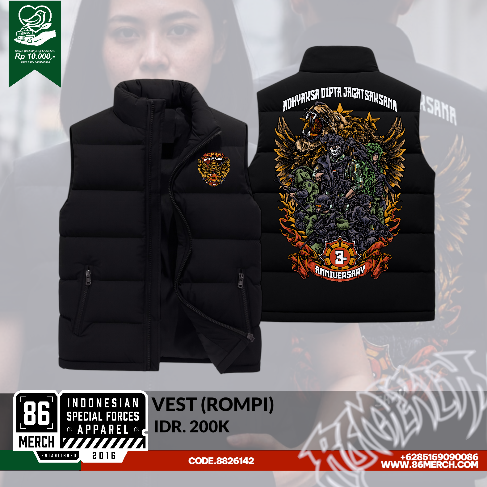 VEST ADHYAKSA DIPTA JAGATSAKSANA 3 th ANNIV