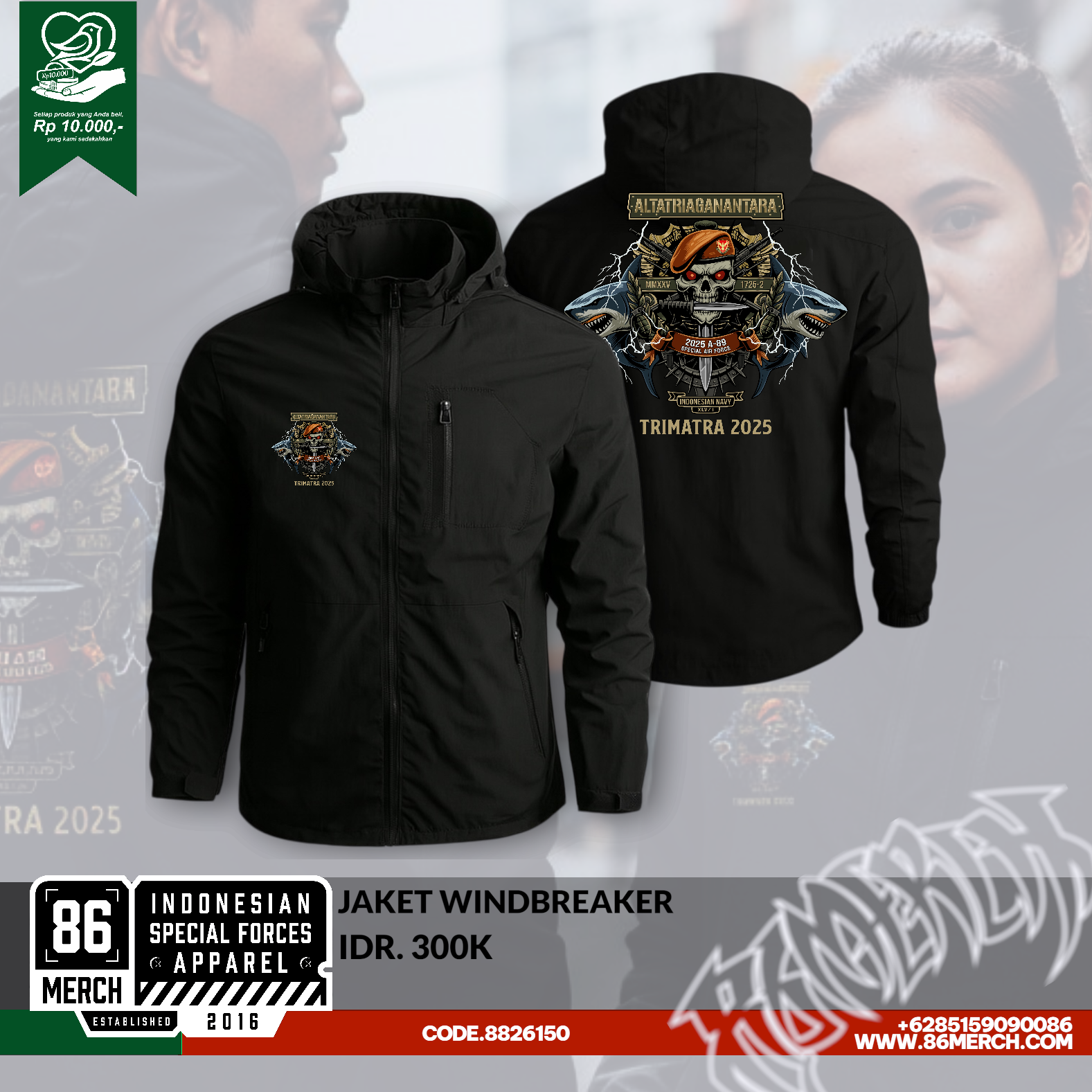 TACTICAL JACKET ALTATRIAGANANTARA NUSANTARA