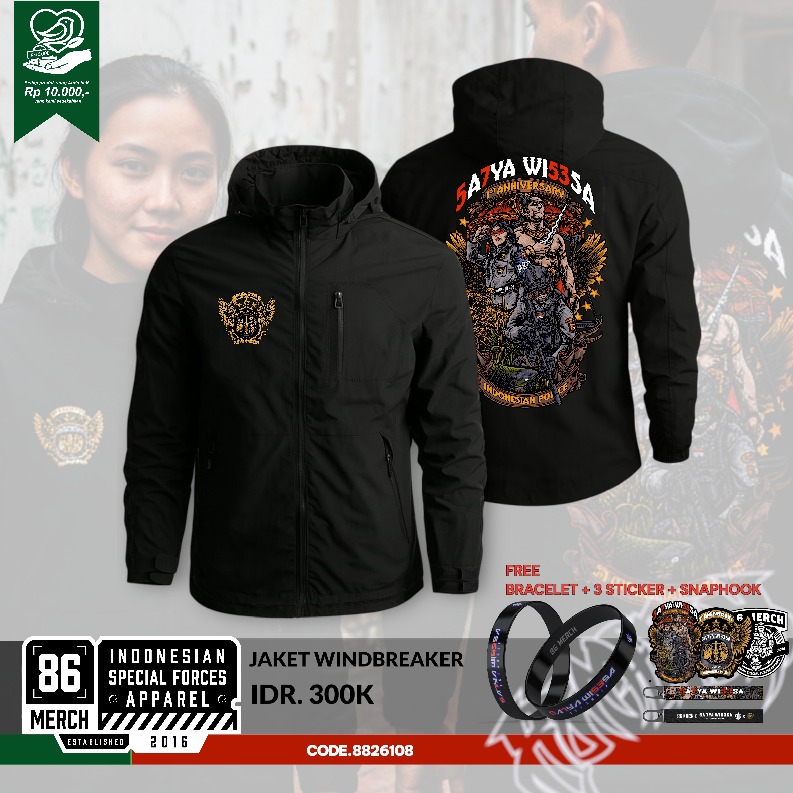 WINDBREAKER SATYA WISESA 1ST ANNIVERSARY 
