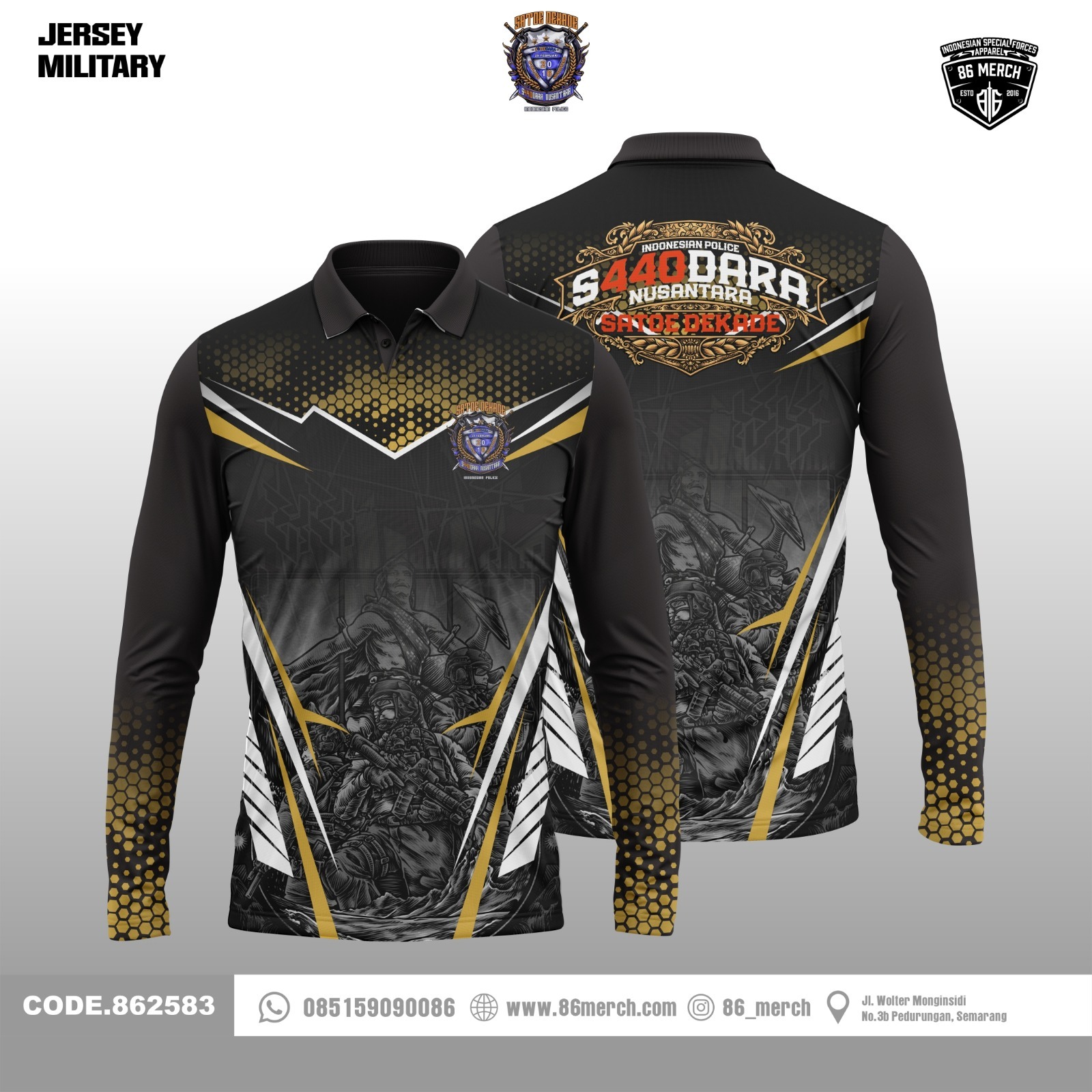 POLOSHIRT JERSEY S440DARA 10th ANNIVERSARY