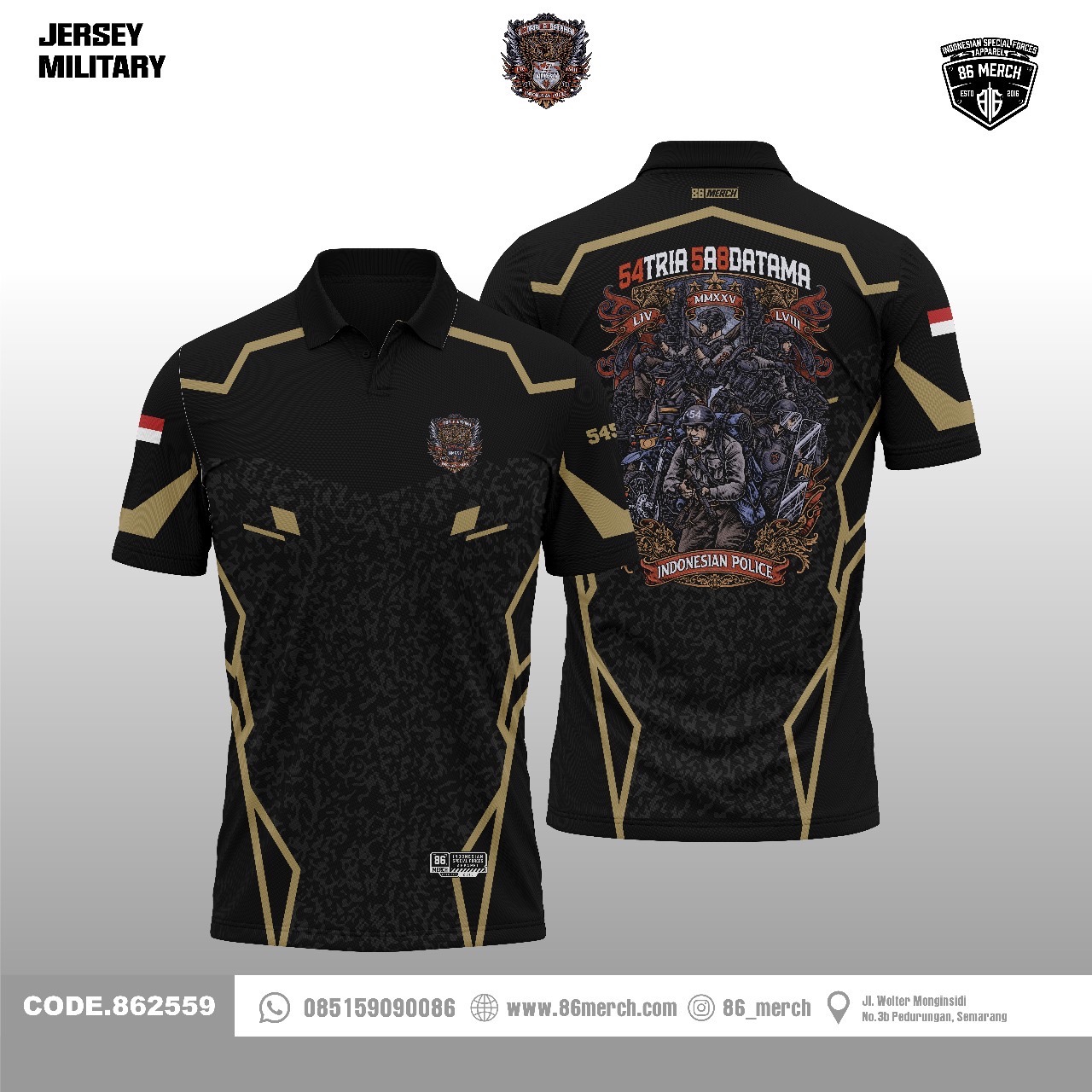 JERSEY POLO SHIRT 54TRIA 5A8DATAMA