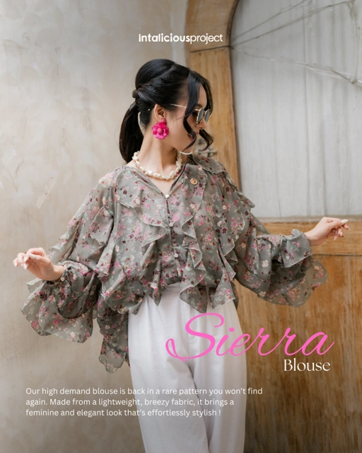 Image of Intaliciousproject - Sierra Blouse Blossom