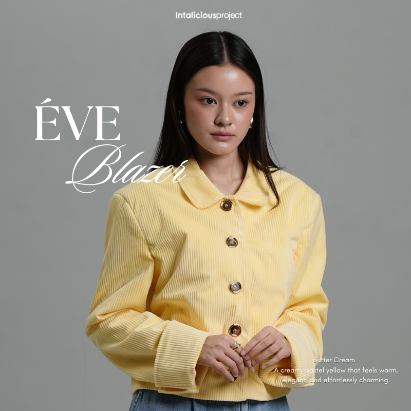Intaliciousproject - Eve Blazer in Butter Cream