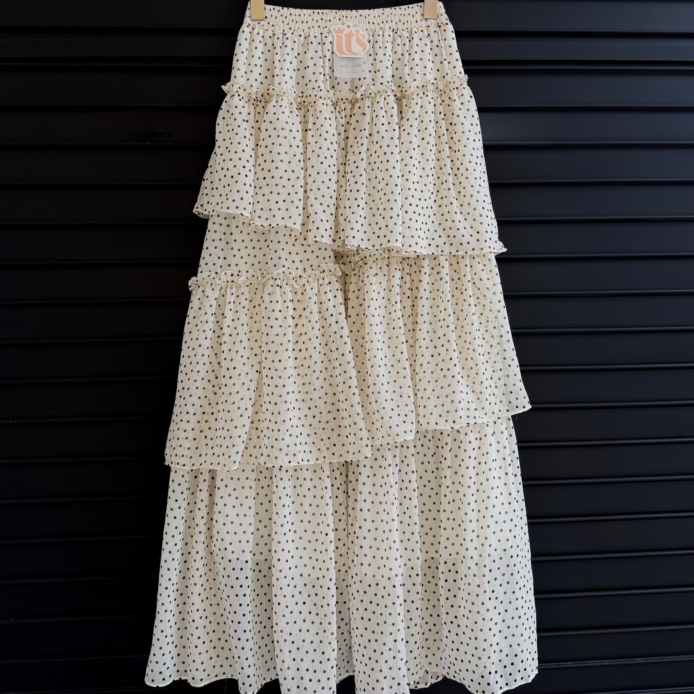 Intaliciousproject - Lea Series Skirt in Vanilla Dots