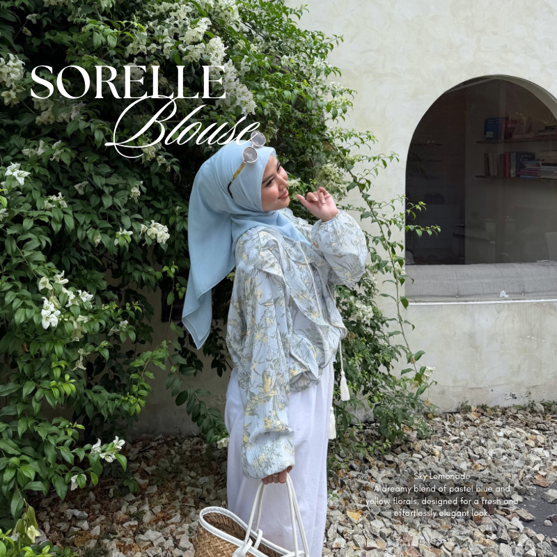 Intaliciousproject - Sorelle Blouse in Sky Lemonade