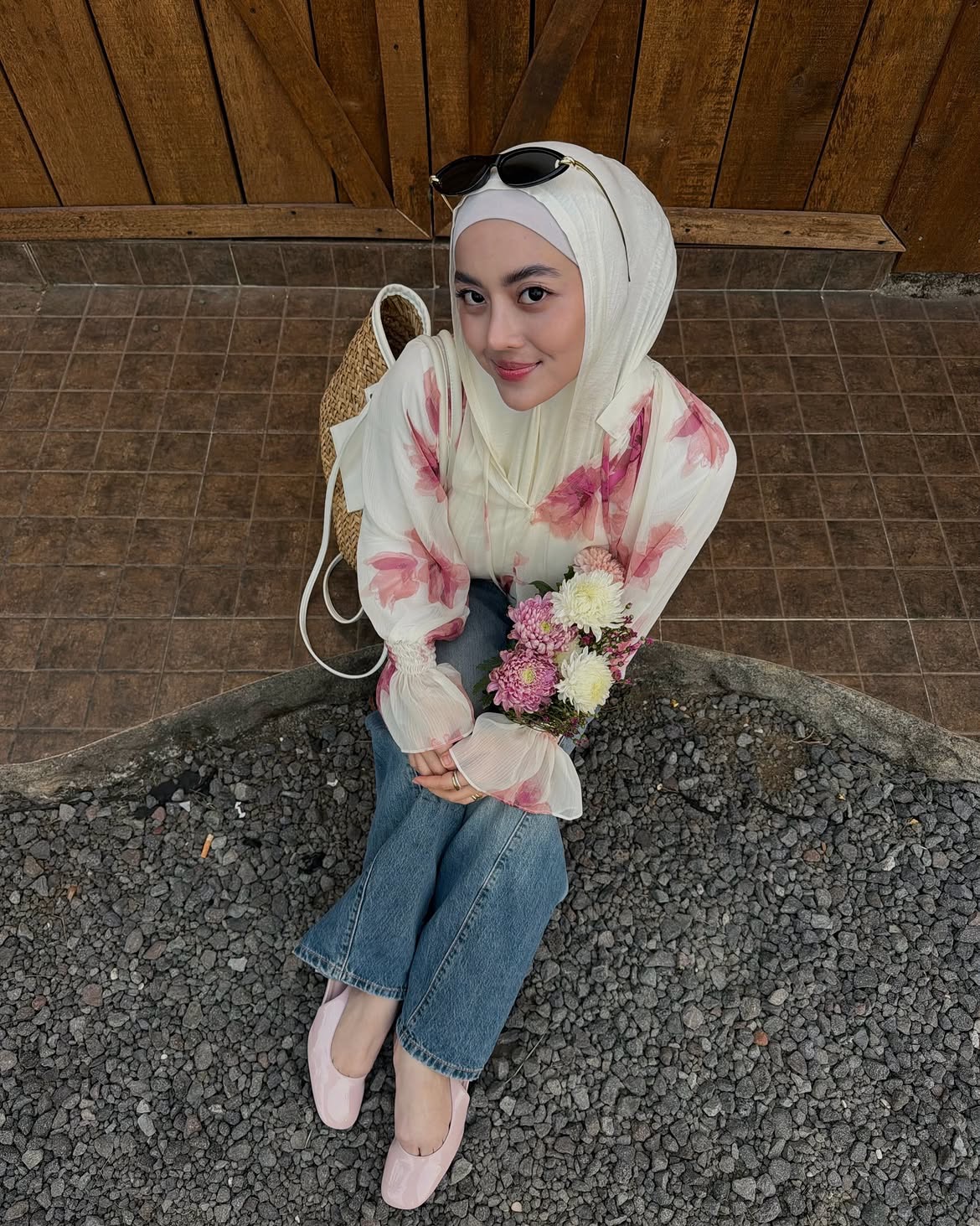 Intaliciousproject - Lea Blouse in Floral Blush