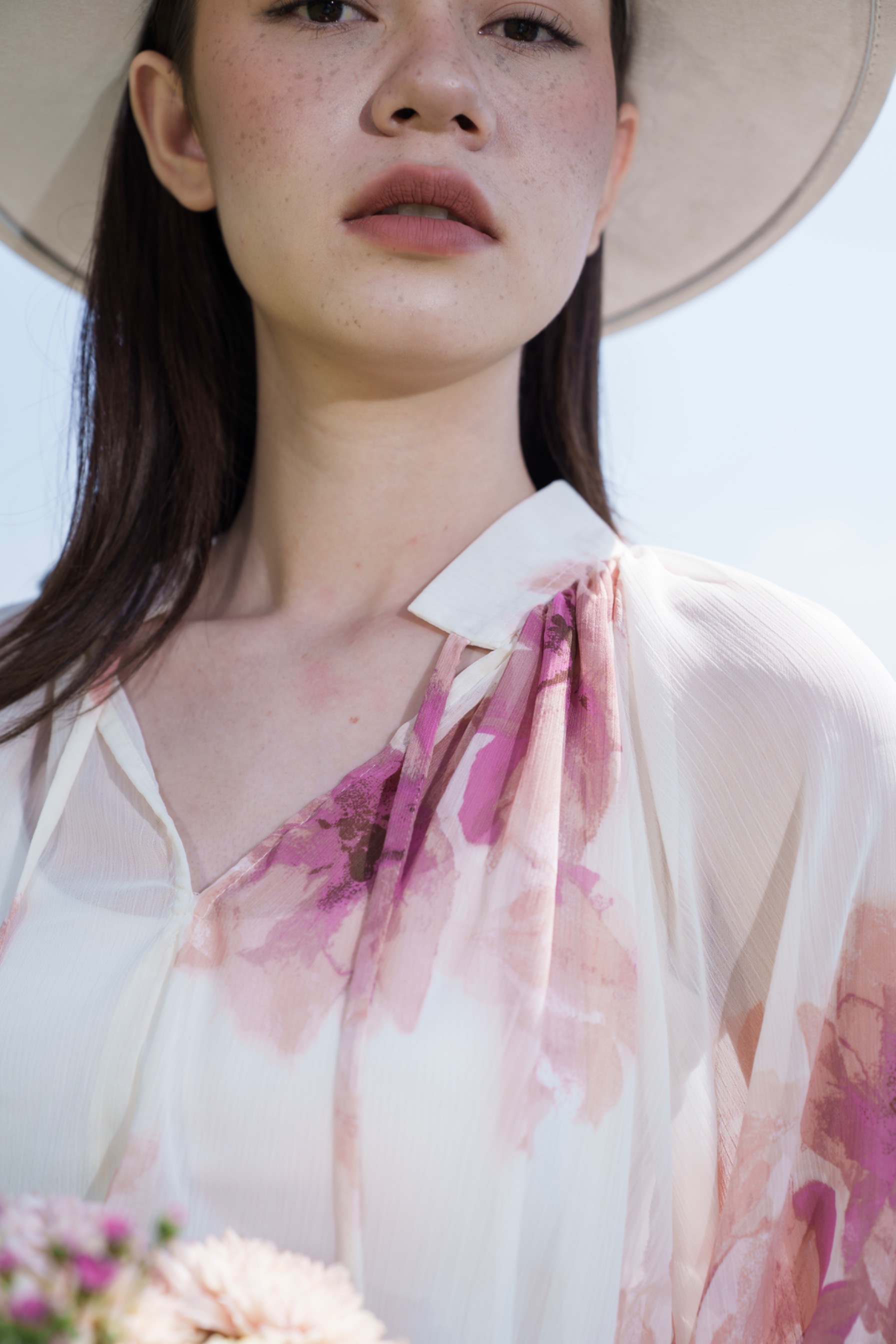 Intaliciousproject - Lea Blouse in Floral Blush