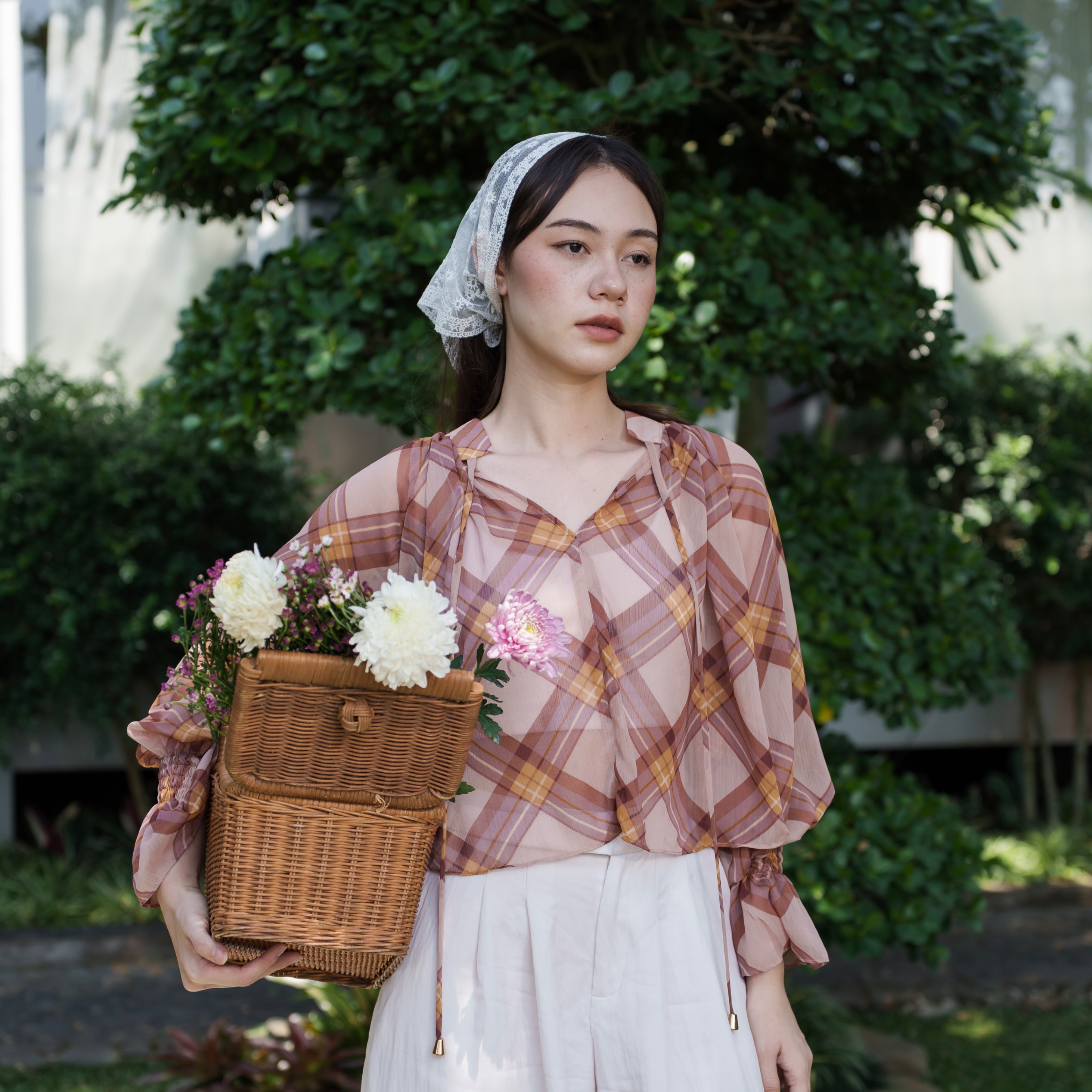Intaliciousproject - Lea Blouse in Mauveline