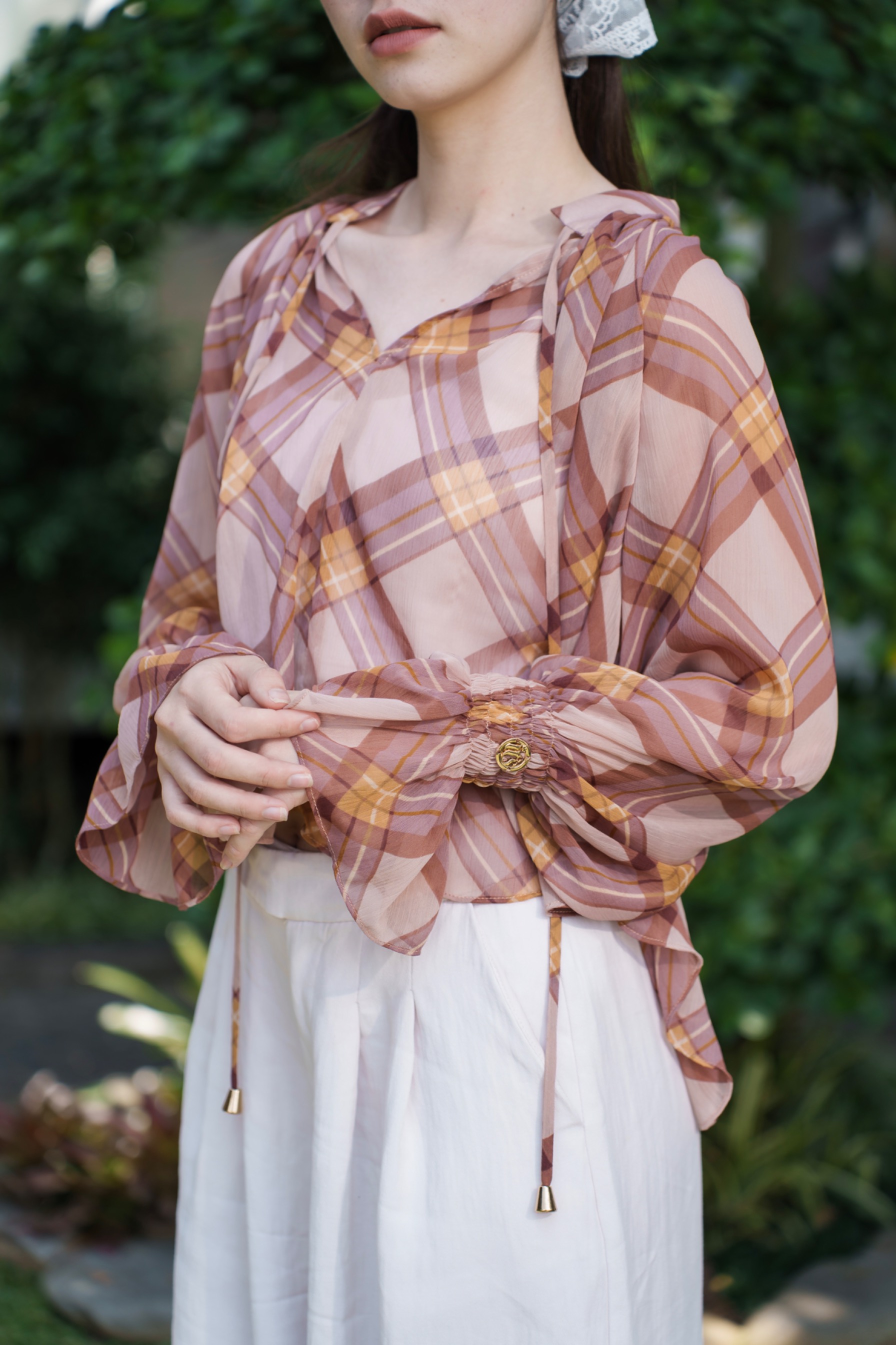 Intaliciousproject - Lea Blouse in Mauveline