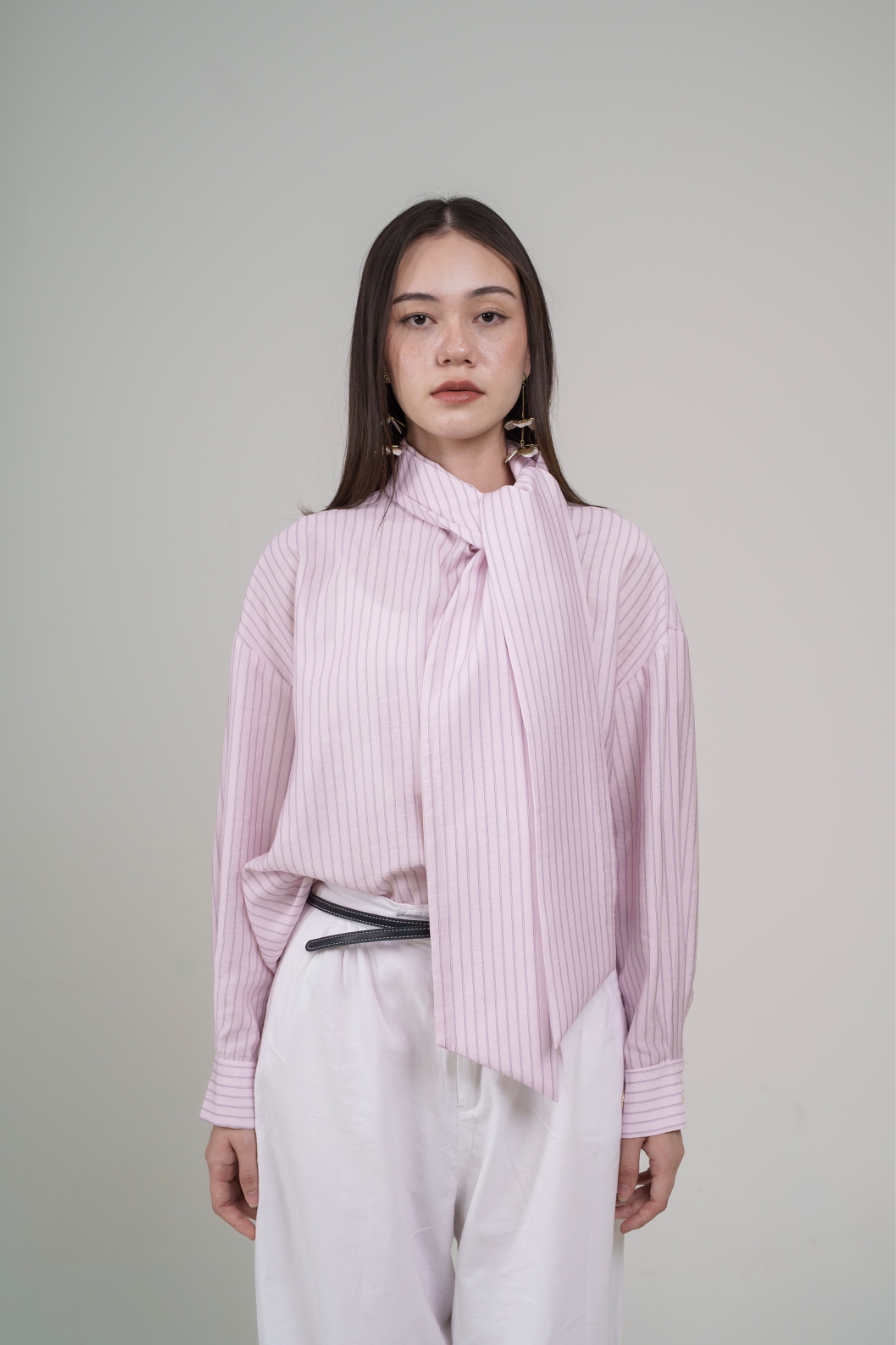 Intaliciousproject - Emily Pinstripe Blouse