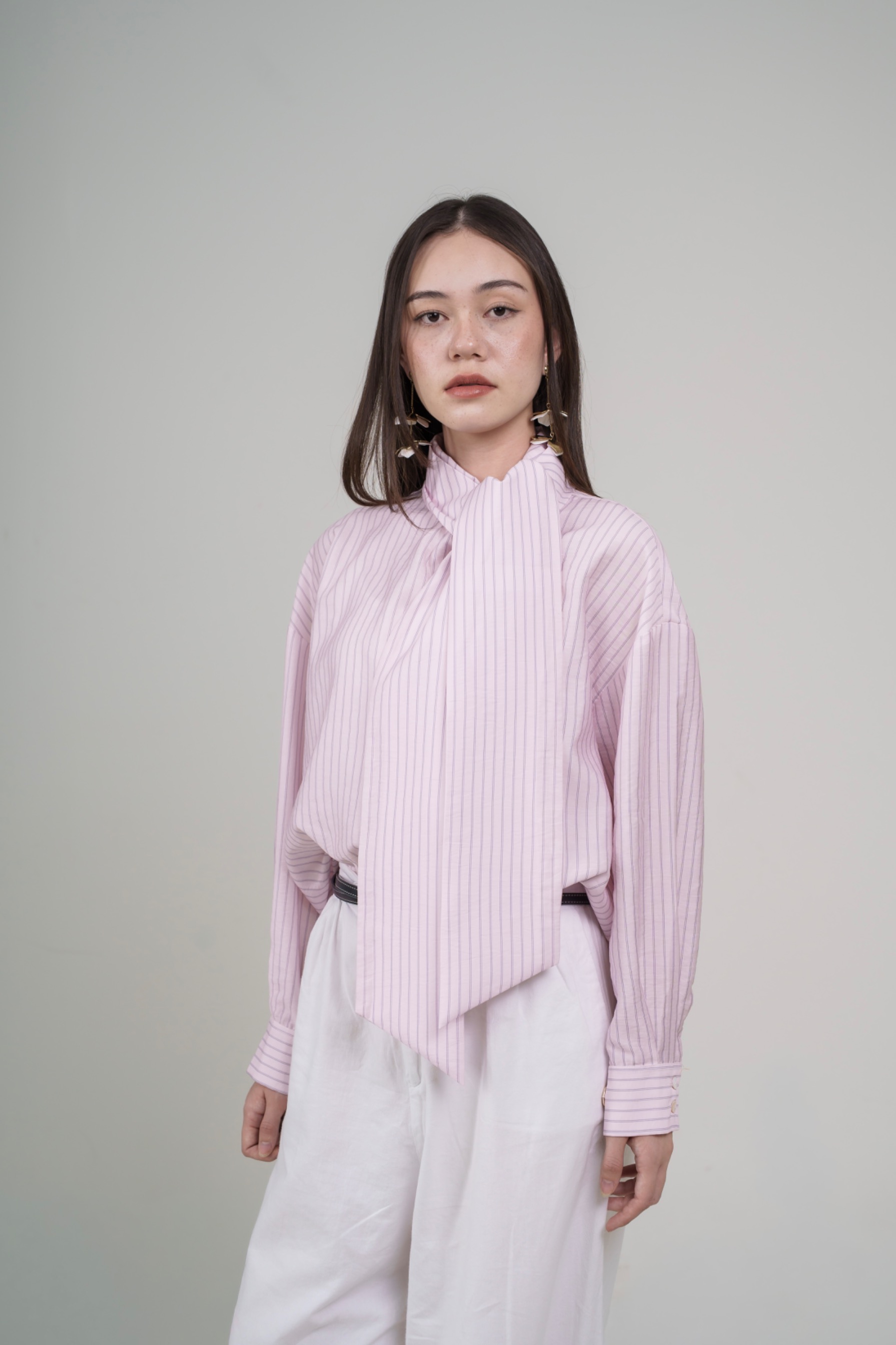 Intaliciousproject - Emily Pinstripe Blouse