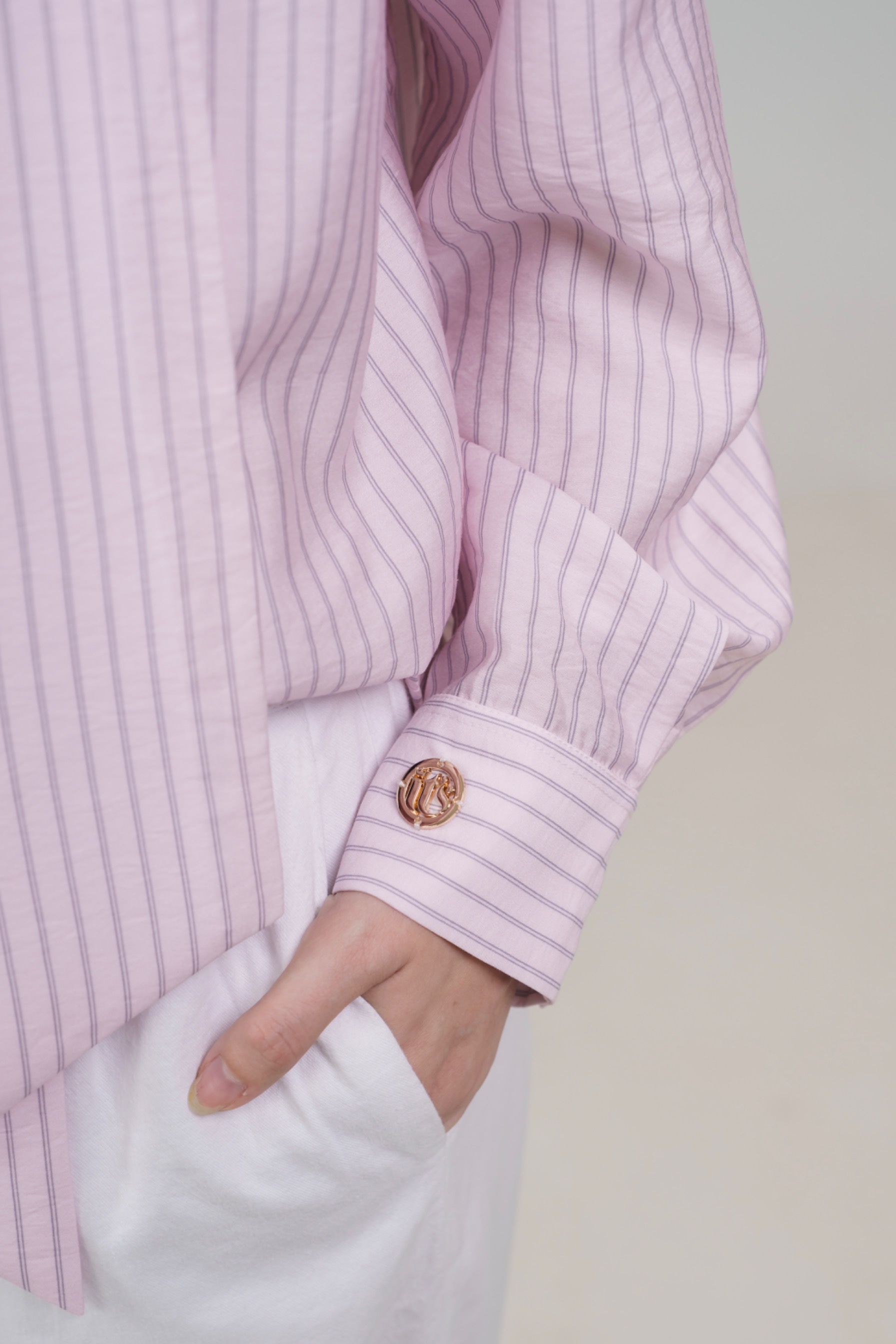 Intaliciousproject - Emily Pinstripe Blouse