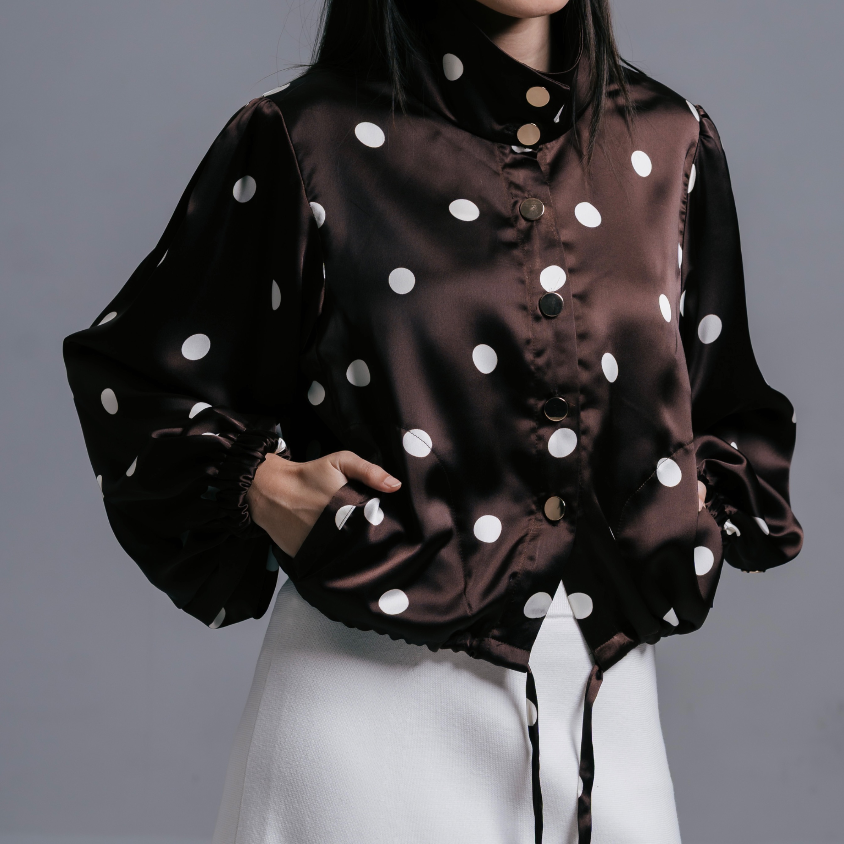 Intaliciousproject - Luce High Neck Top
