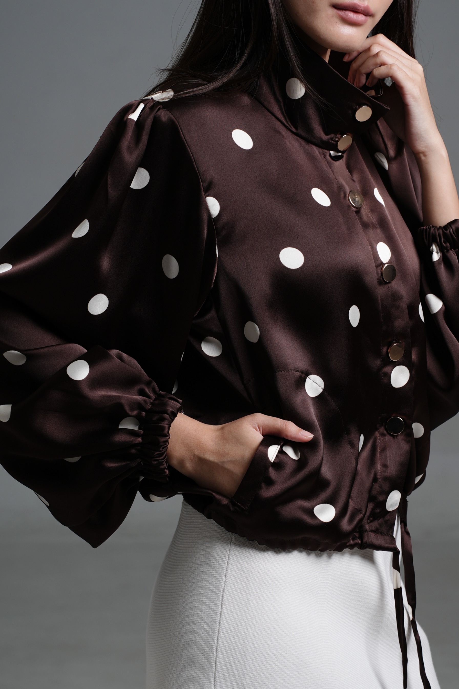 Intaliciousproject - Luce High Neck Top