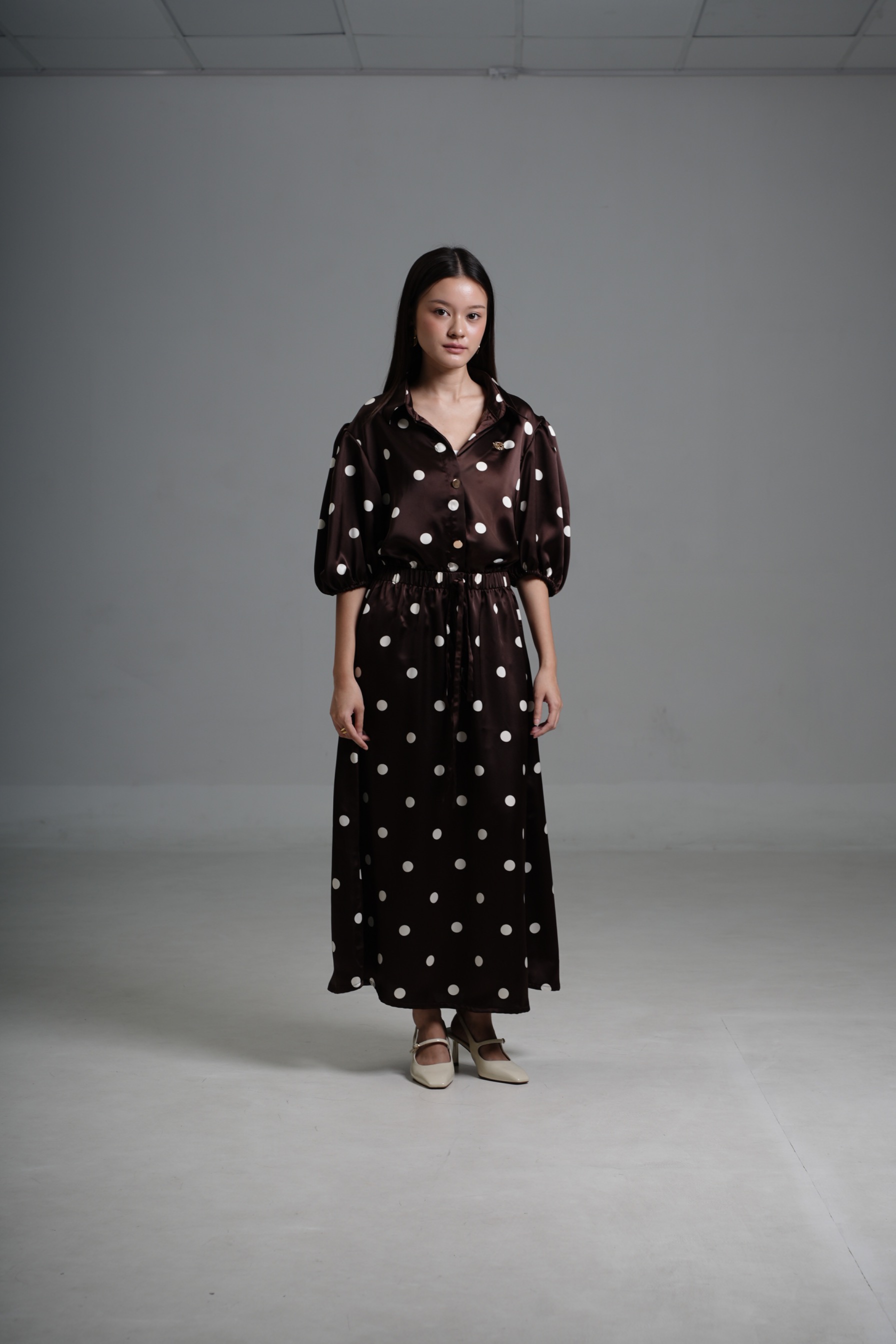 Intaliciousproject - Luce Puff Sleeve Dress
