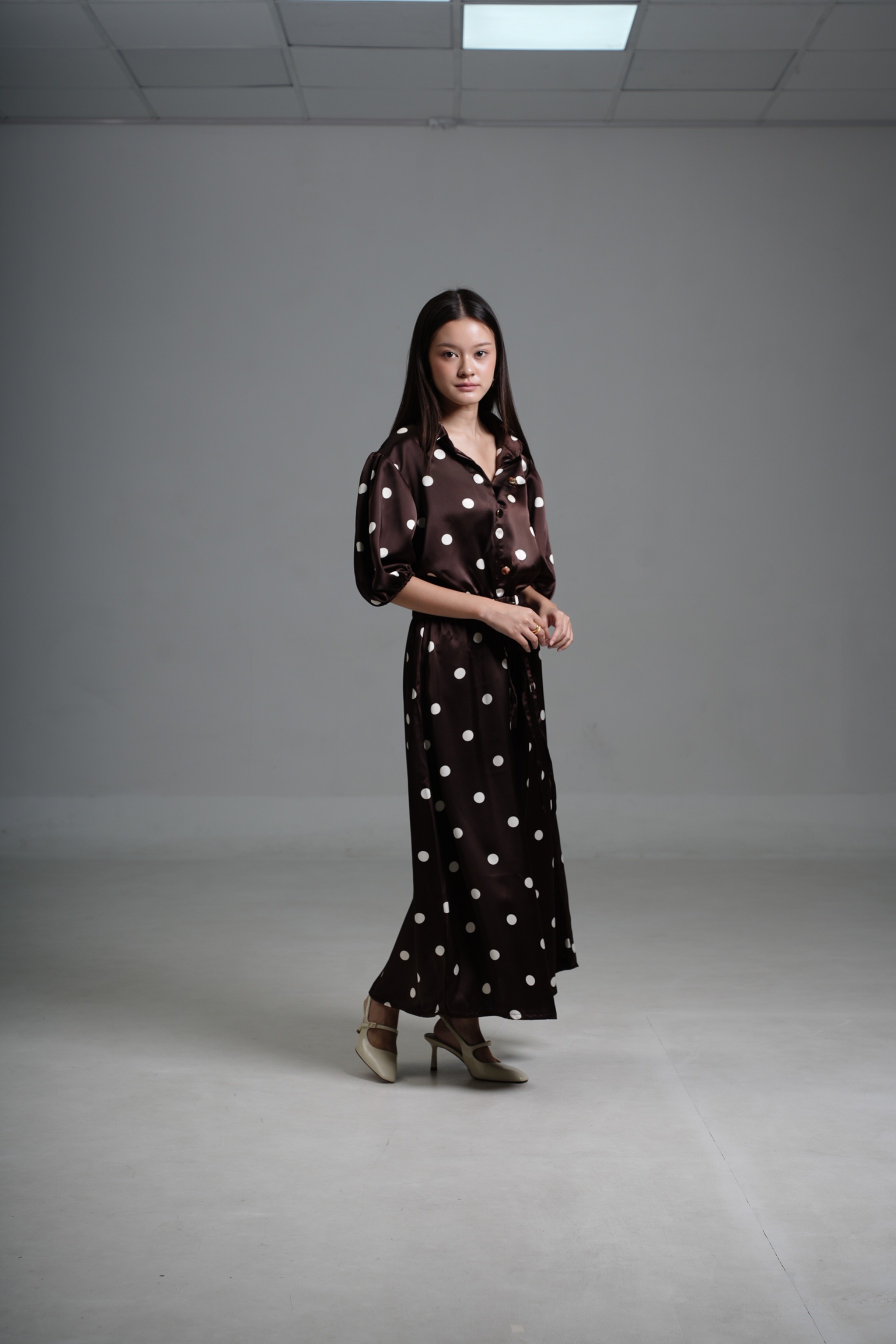 Intaliciousproject - Luce Puff Sleeve Dress