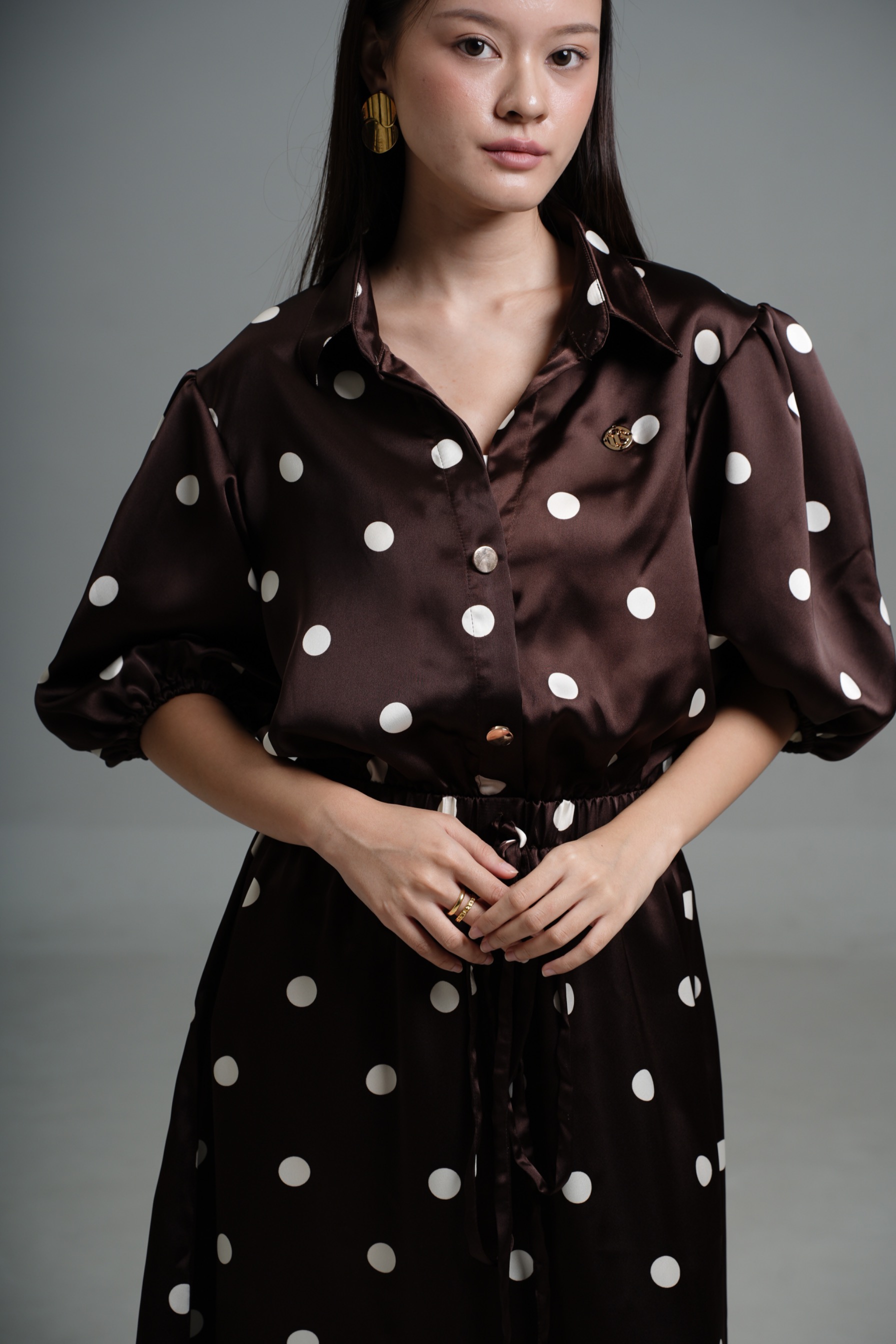 Intaliciousproject - Luce Puff Sleeve Dress