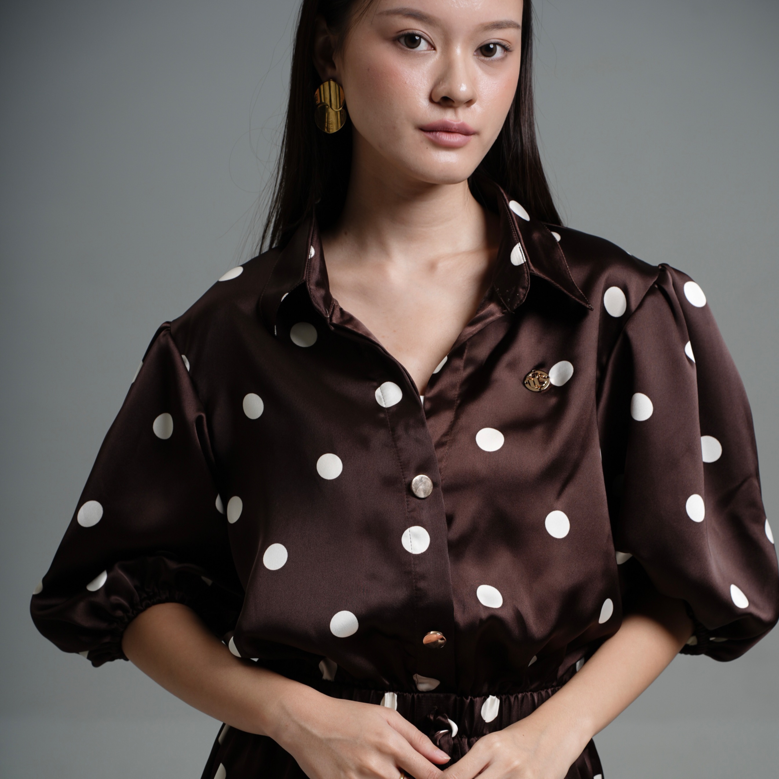 Intaliciousproject - Luce Puff Sleeve Dress