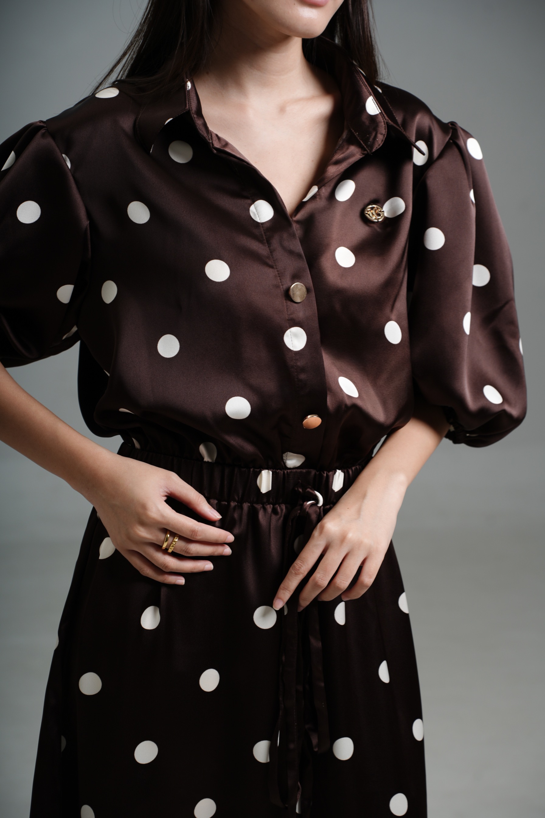 Intaliciousproject - Luce Puff Sleeve Dress