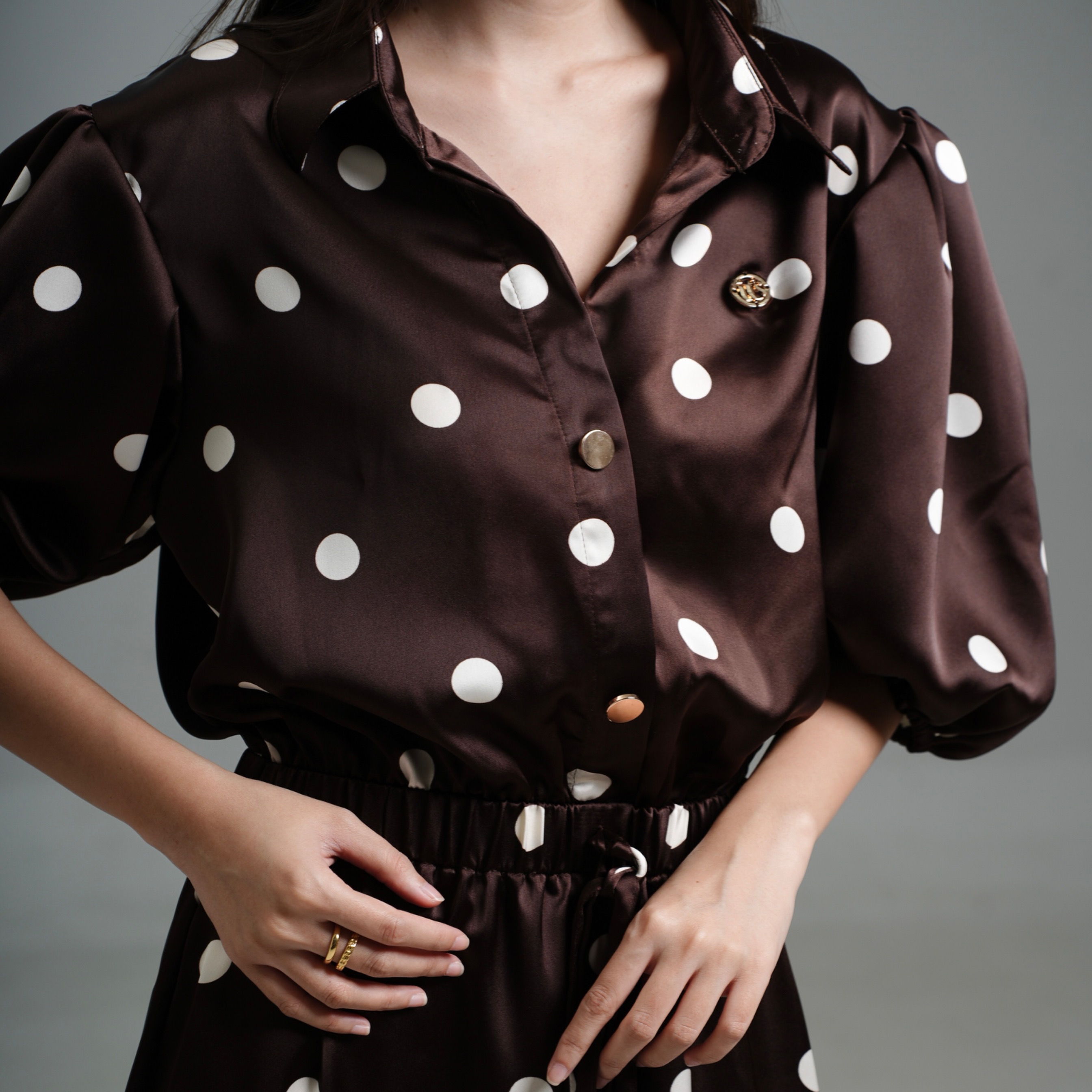 Intaliciousproject - Luce Puff Sleeve Dress