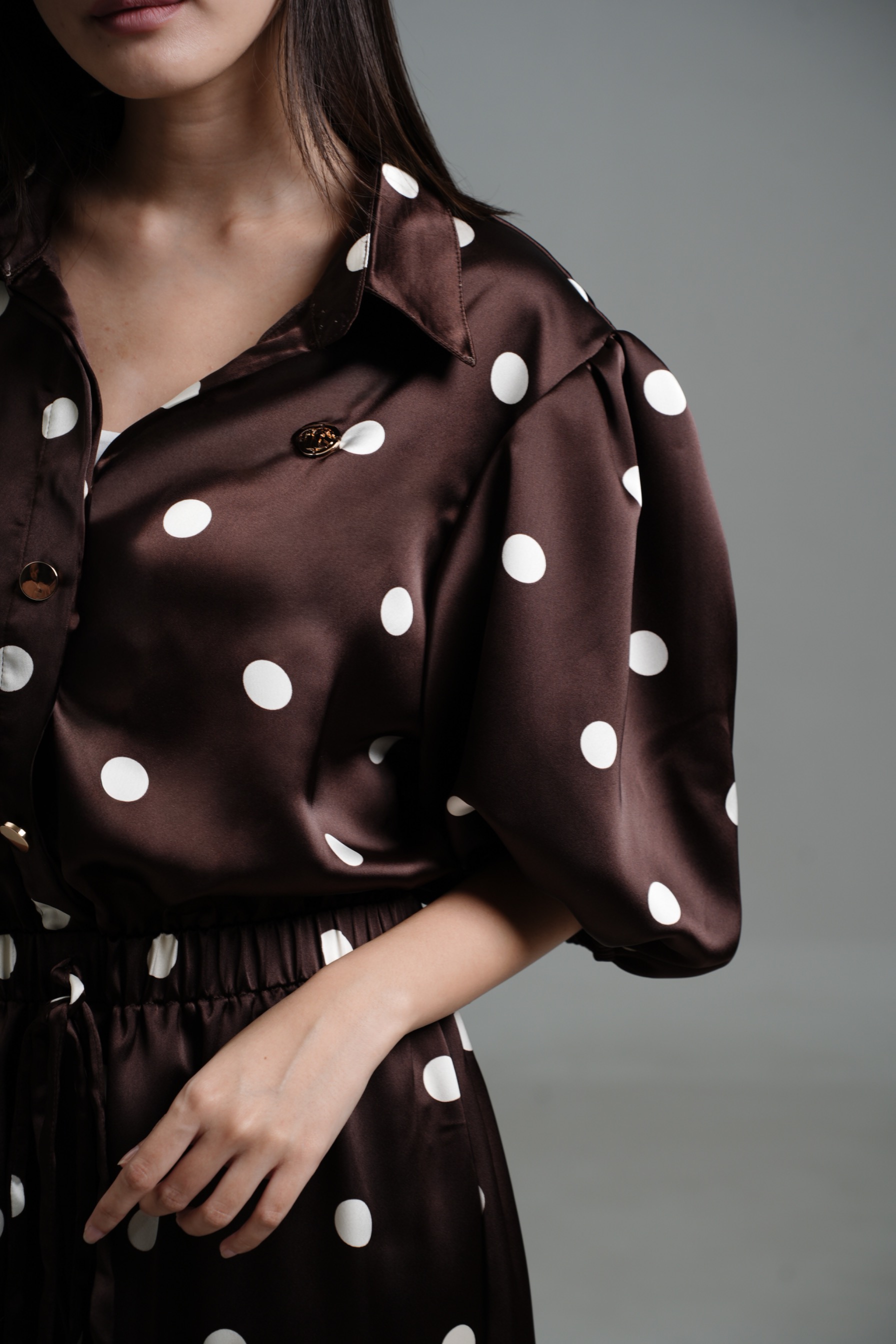 Intaliciousproject - Luce Puff Sleeve Dress