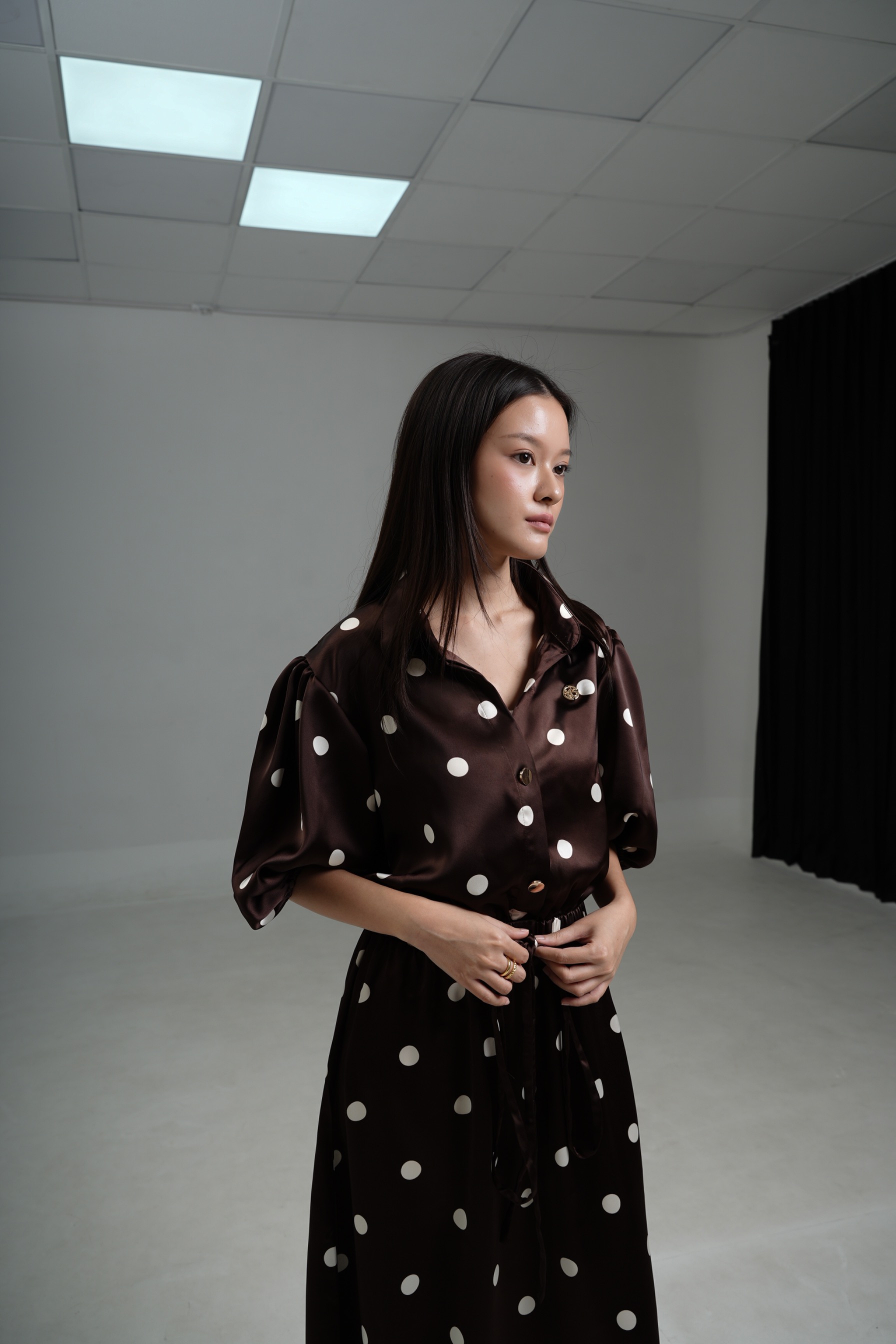Intaliciousproject - Luce Puff Sleeve Dress