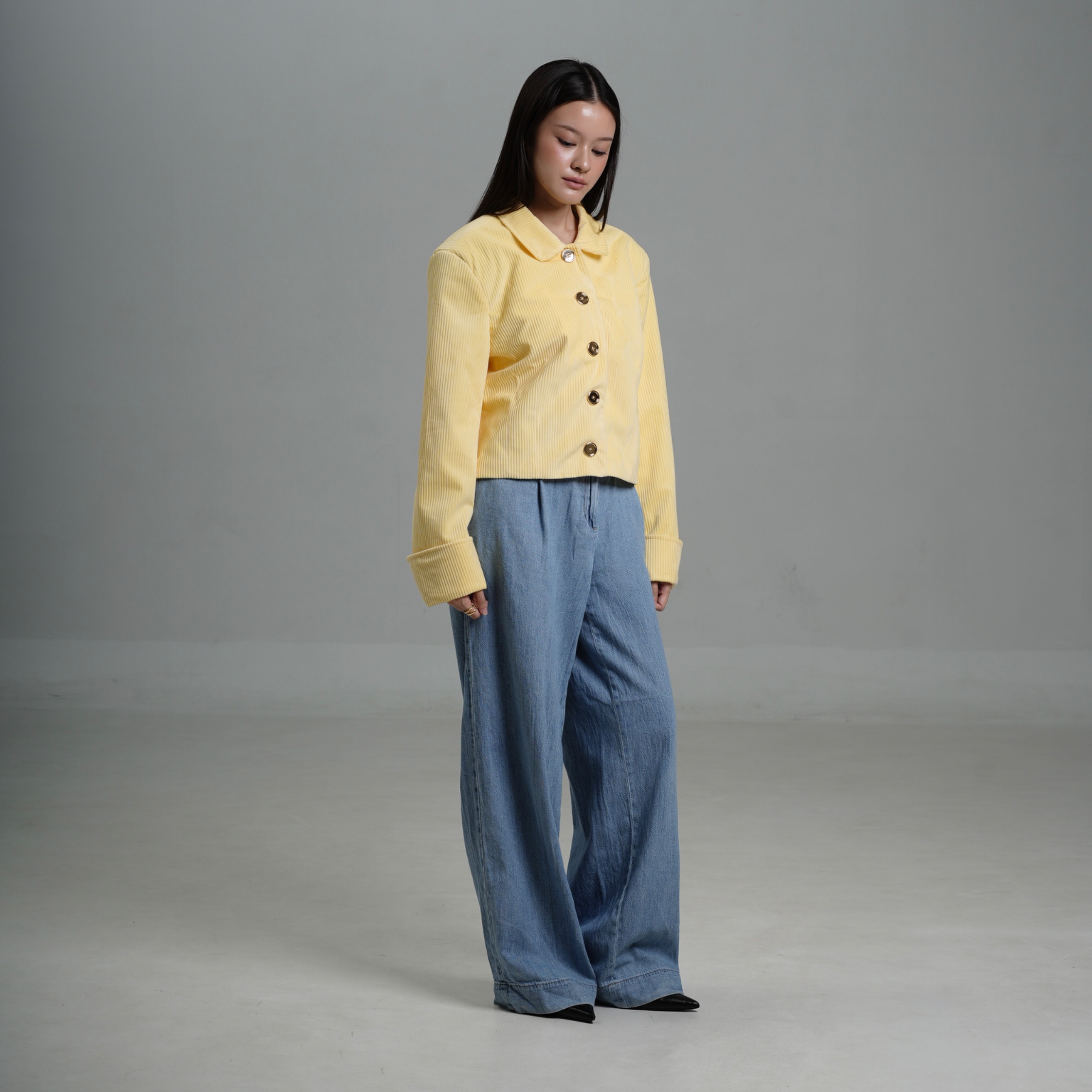 Intaliciousproject - Eve Blazer in Butter Cream