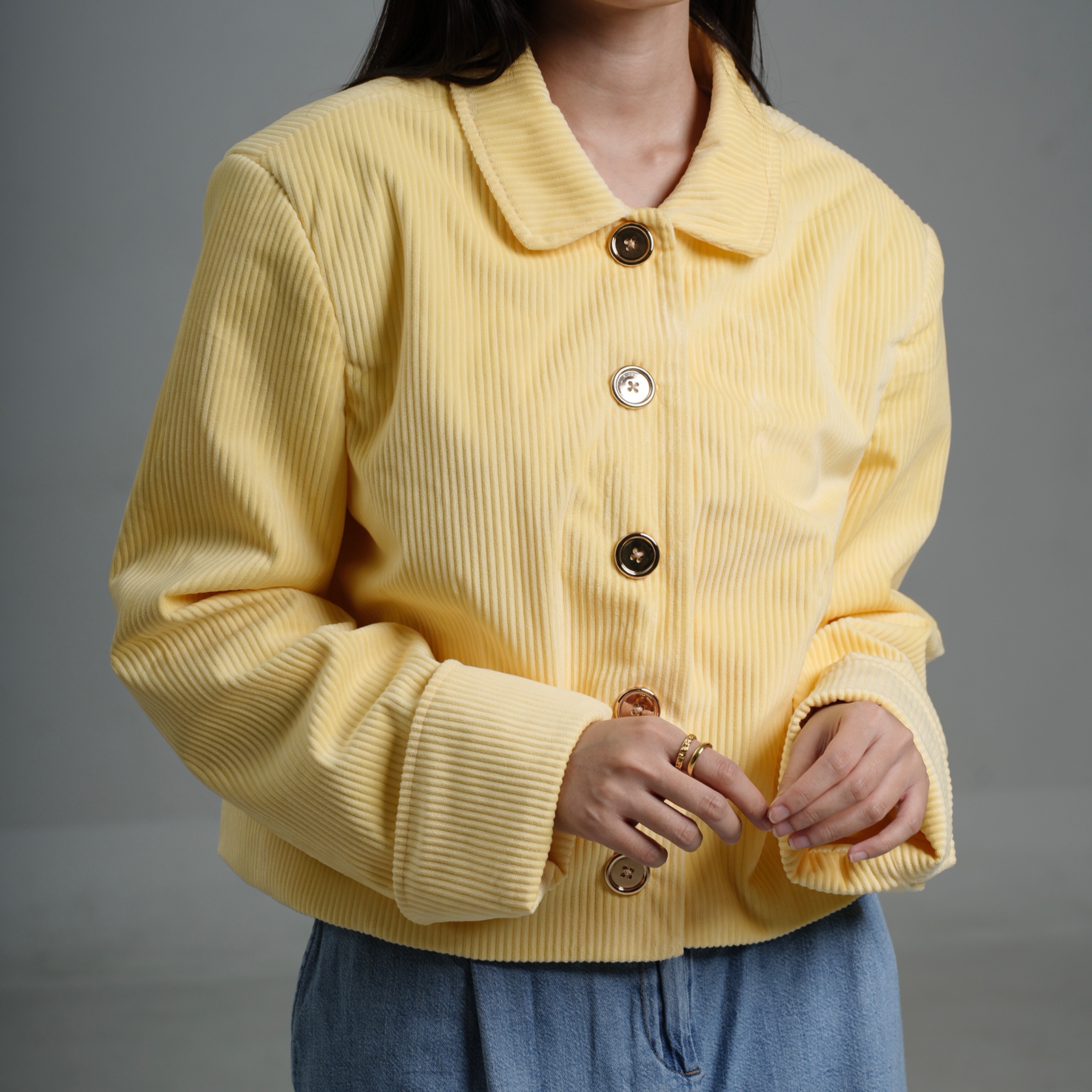 Intaliciousproject - Eve Blazer in Butter Cream