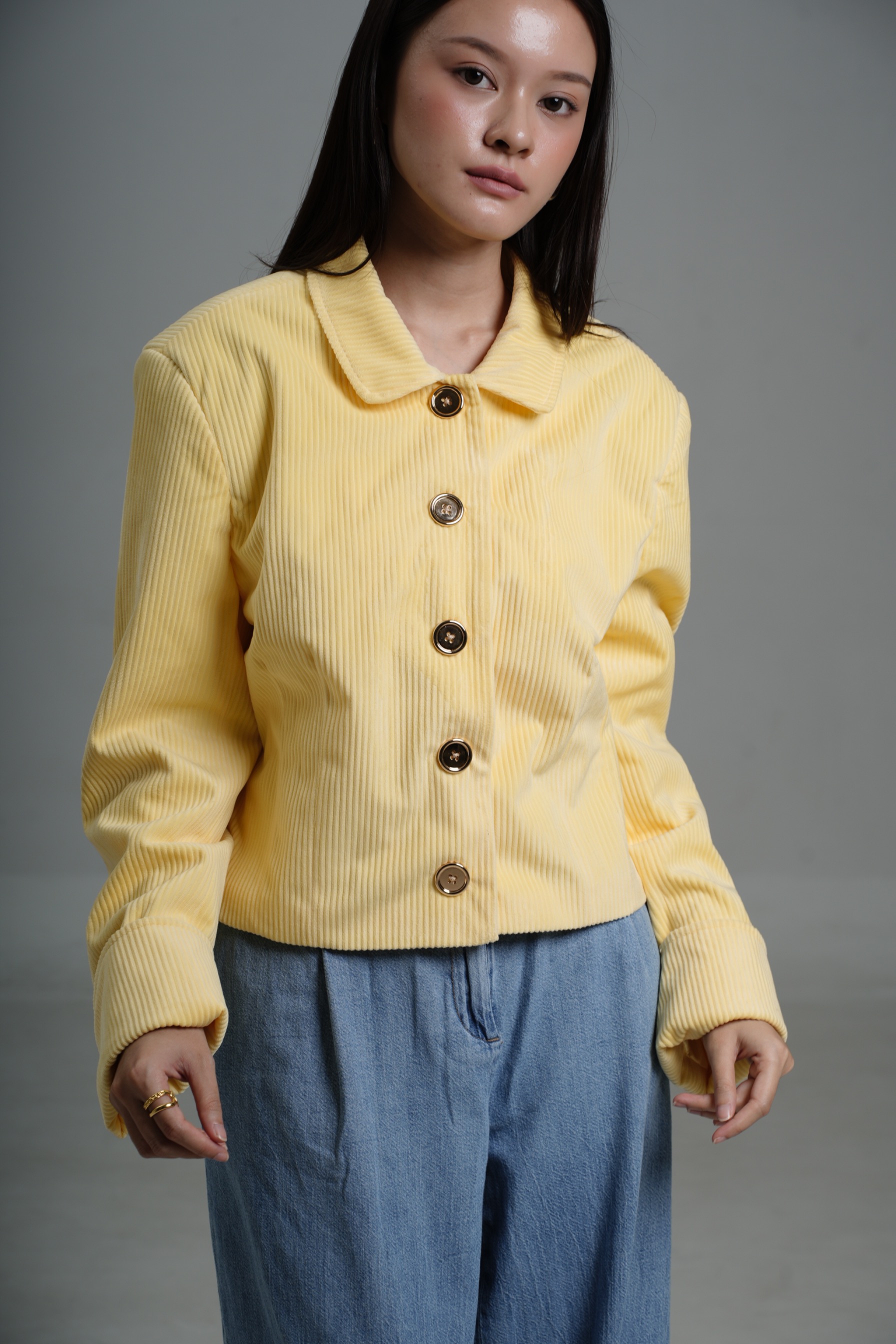 Intaliciousproject - Eve Blazer in Butter Cream