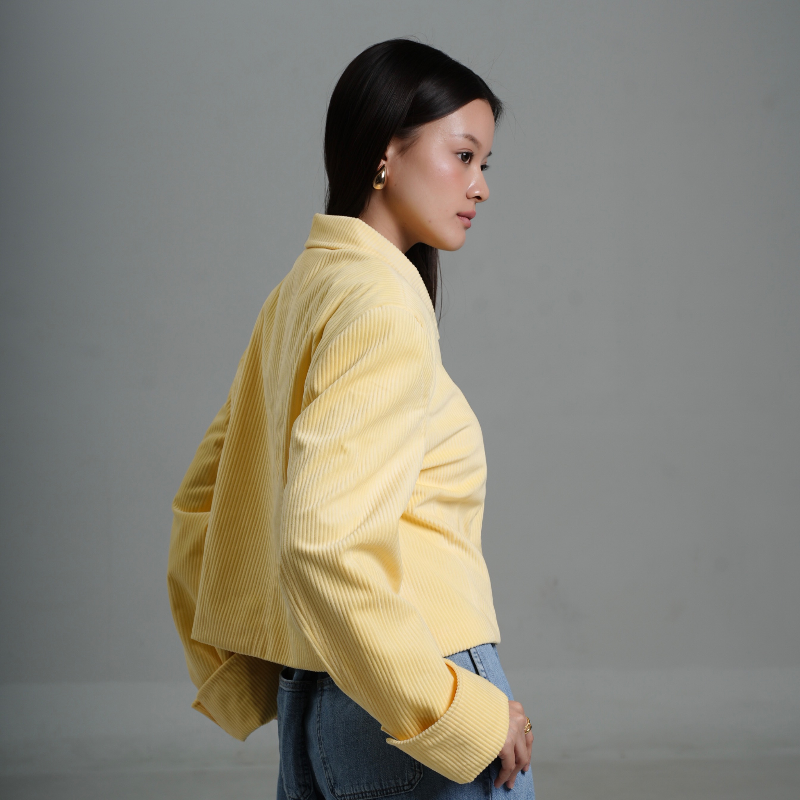 Intaliciousproject - Eve Blazer in Butter Cream