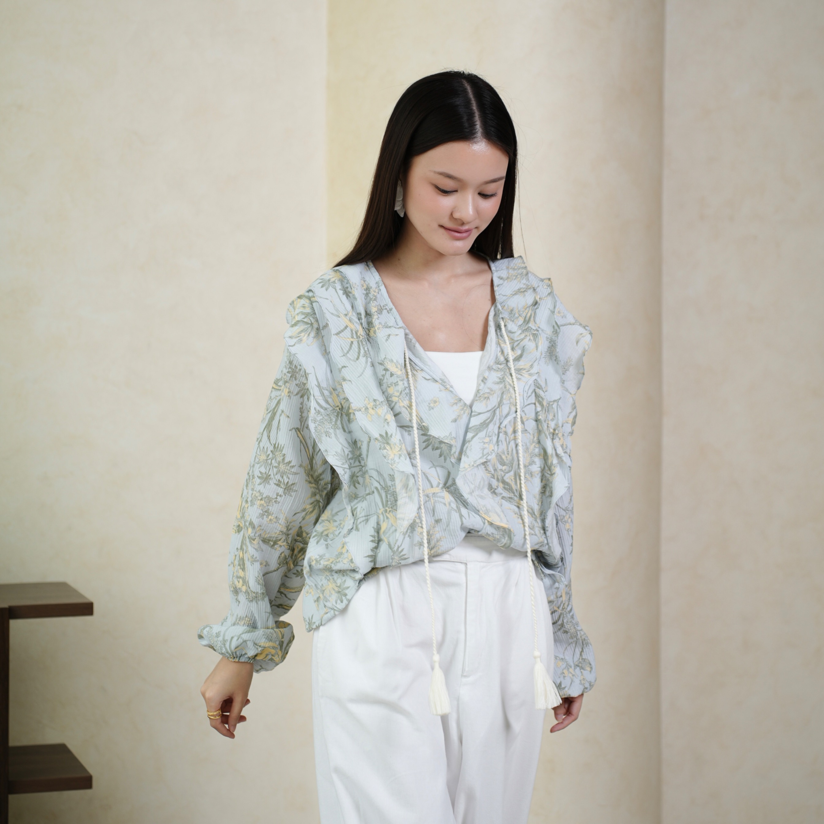Intaliciousproject - Sorelle Blouse in Sky Lemonade