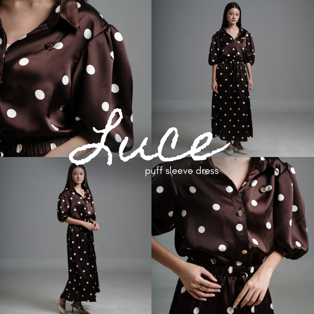 Intaliciousproject - Luce Puff Sleeve Dress
