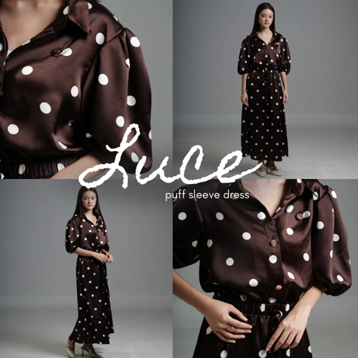 Intaliciousproject - Luce Puff Sleeve Dress