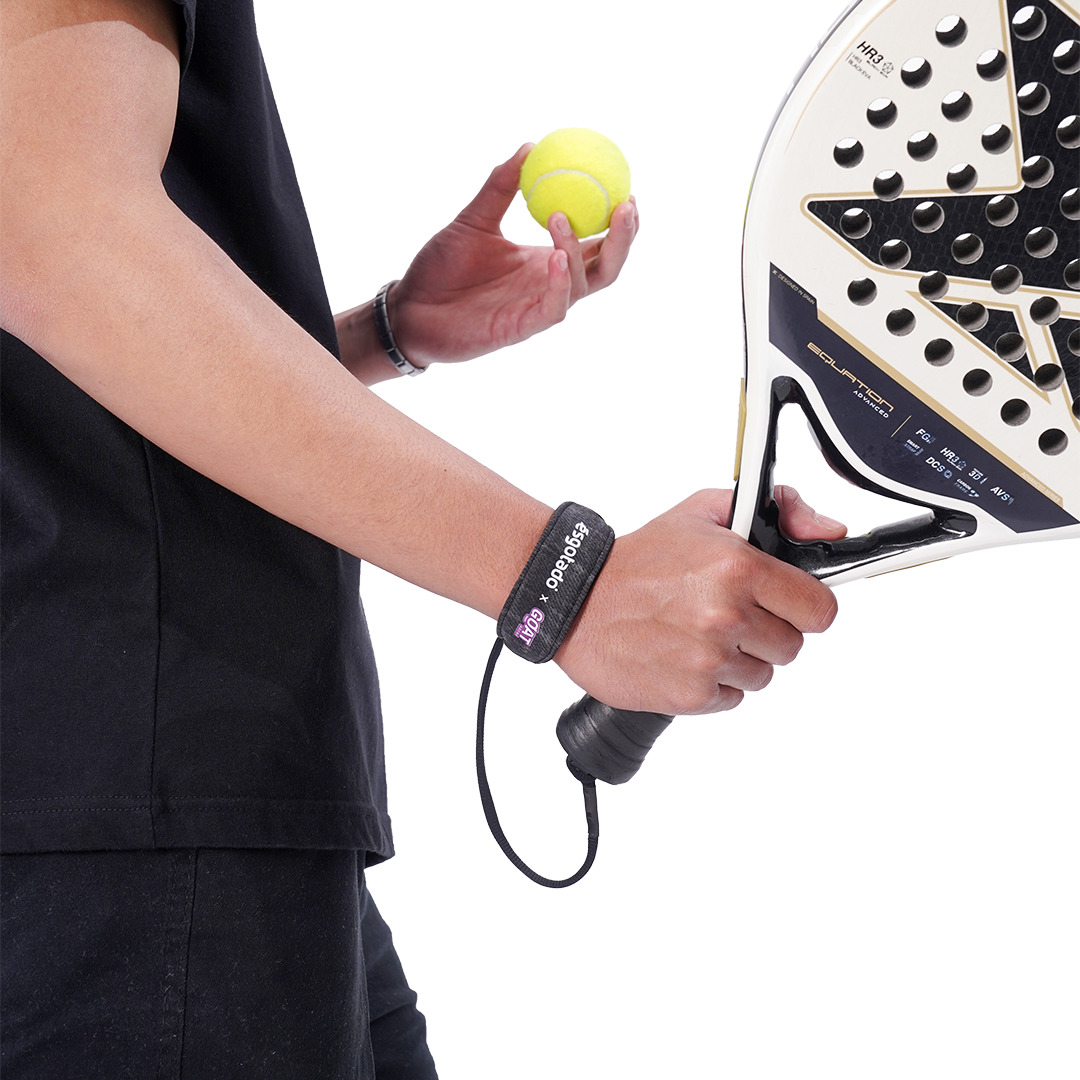 Padel Wrist Strap x GOAT Adjustable Replacement Black