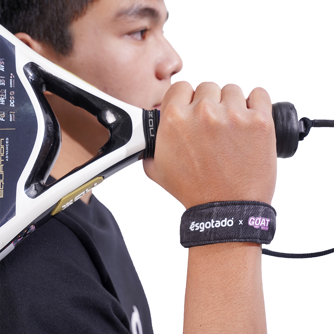 Padel Wrist Strap x GOAT Adjustable Replacement Black