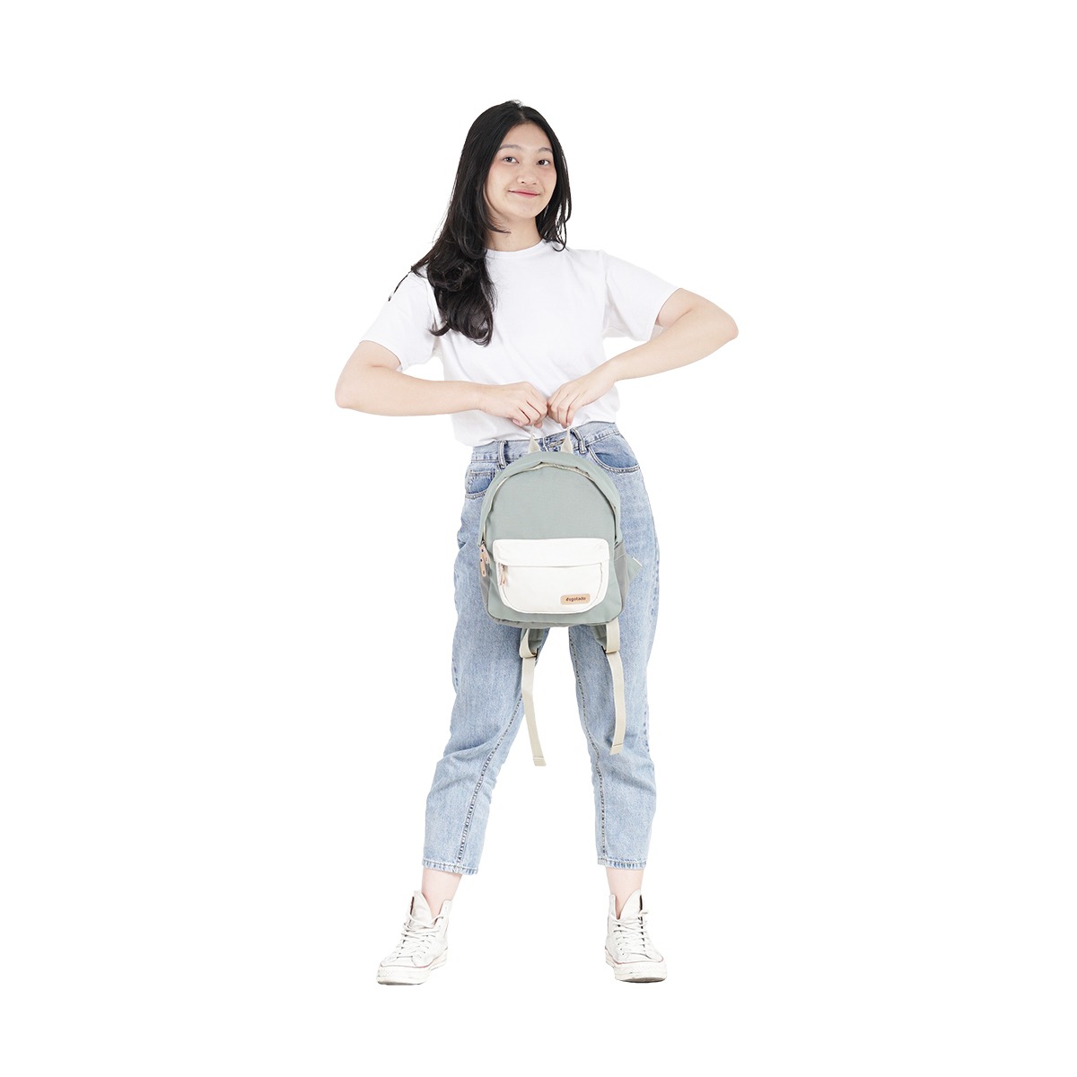 Mochilo Onzo Mini Green Grey