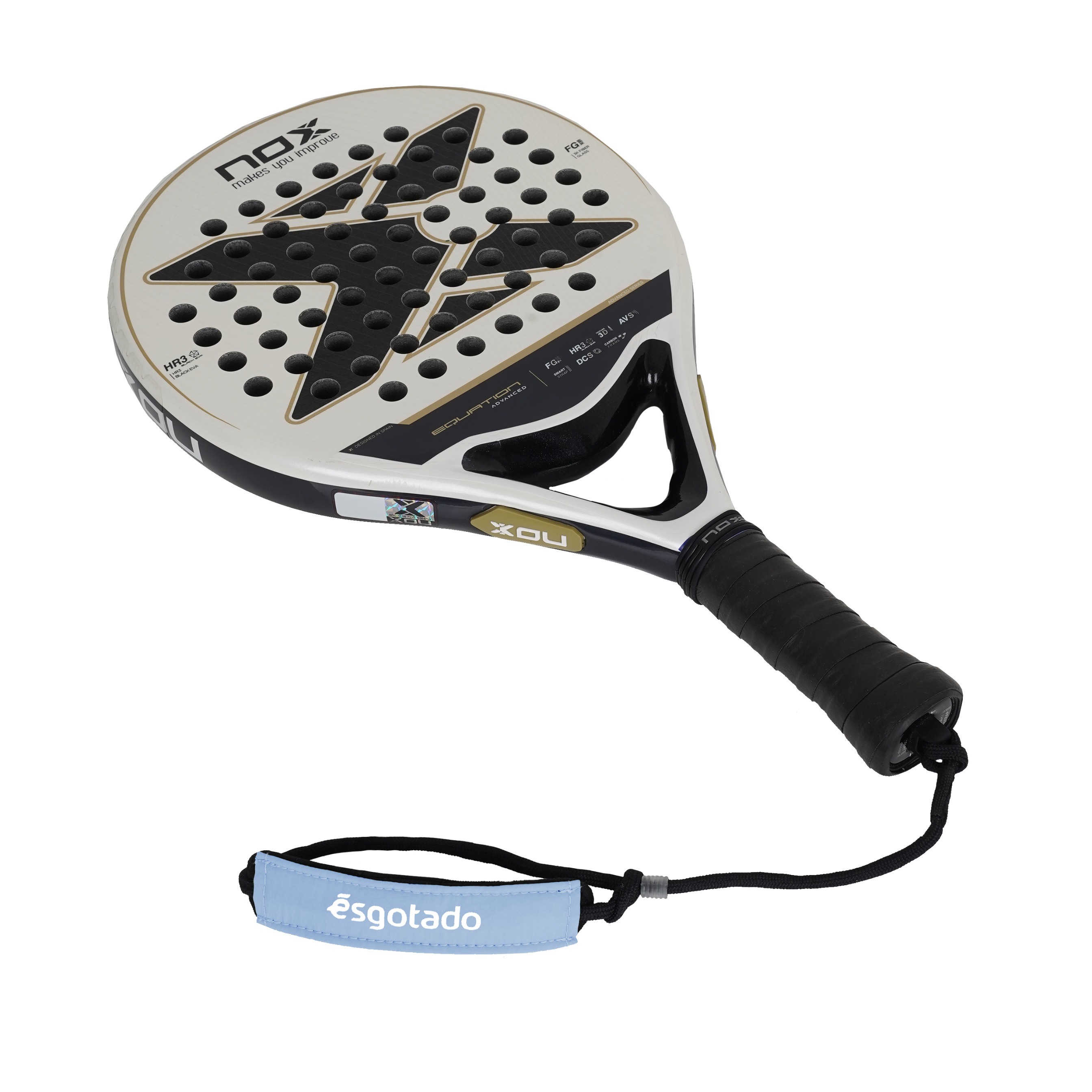 Padel Wrist Strap Adjustable Replacement Baby Blue