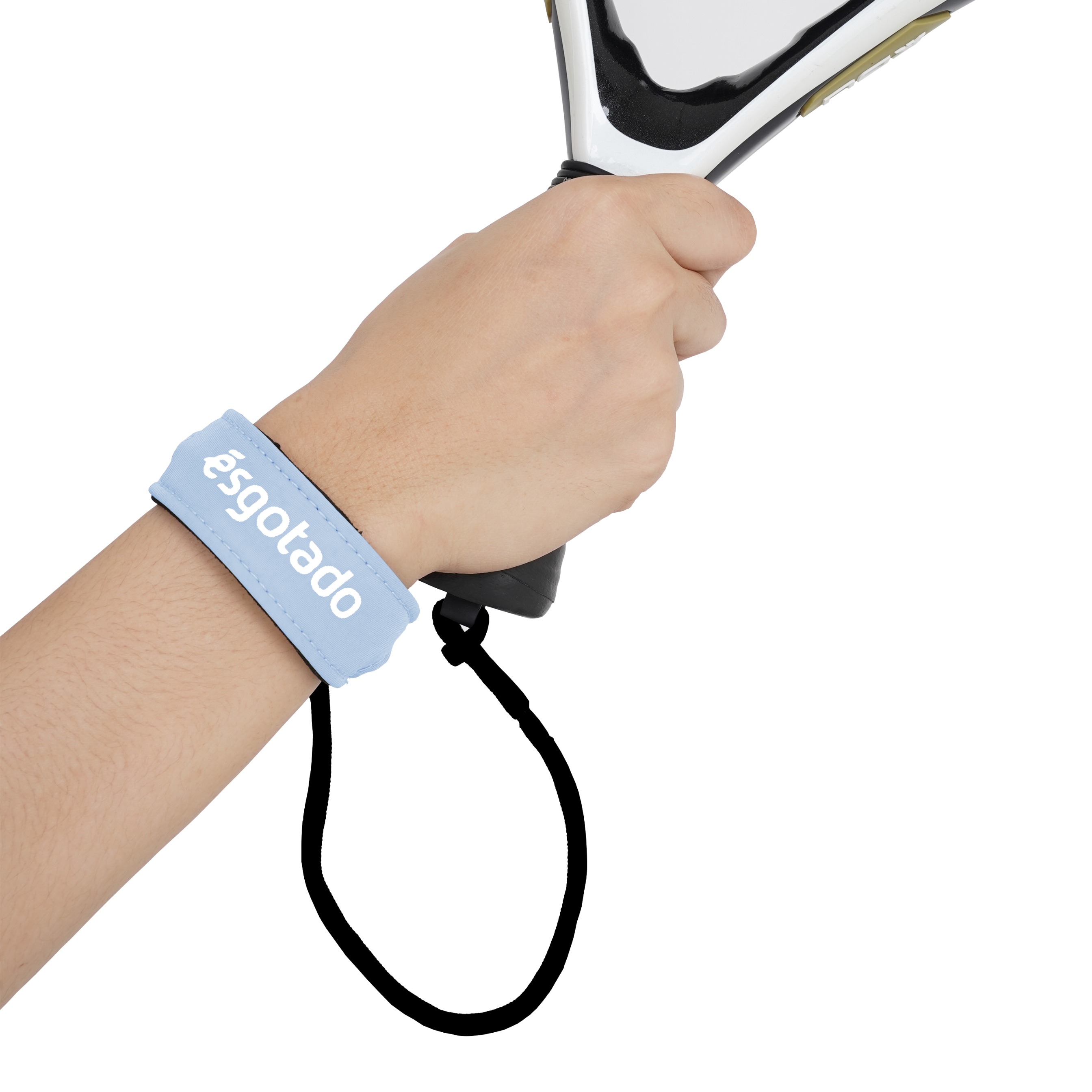 Padel Wrist Strap Adjustable Replacement Baby Blue