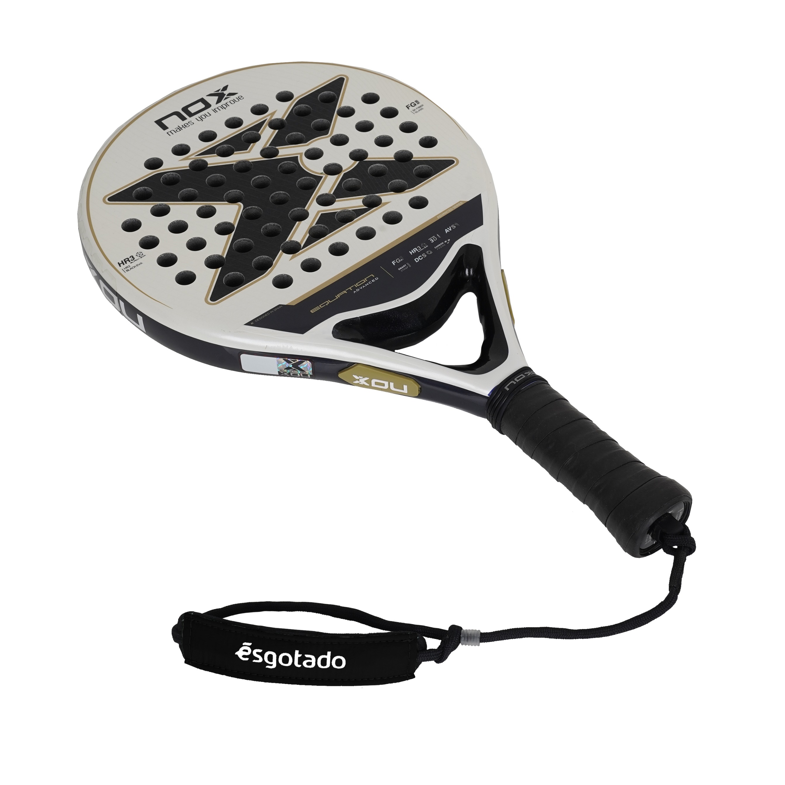 Padel Wrist Strap Adjustable Replacement Black