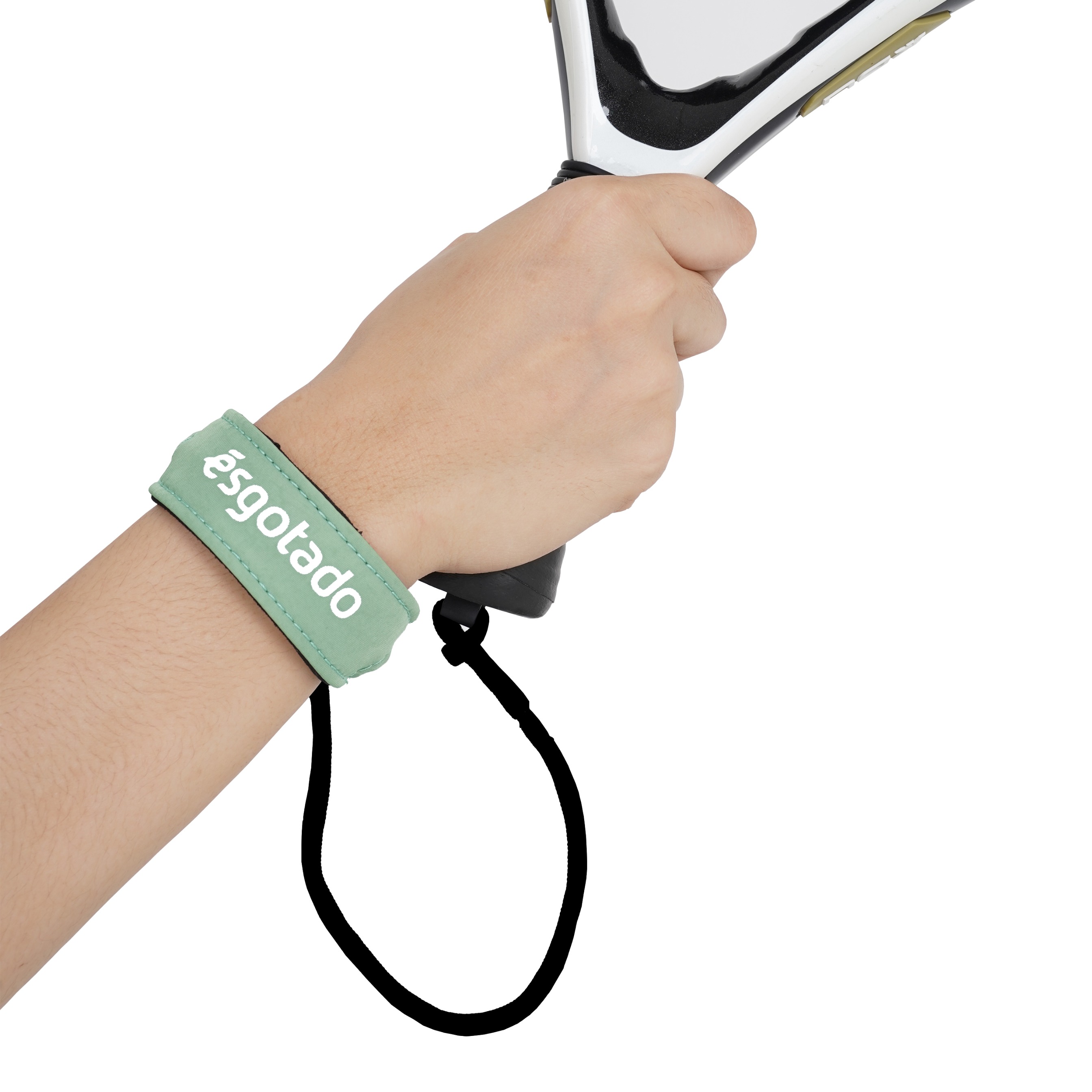 Padel Wrist Strap Adjustable Replacement Green Eco