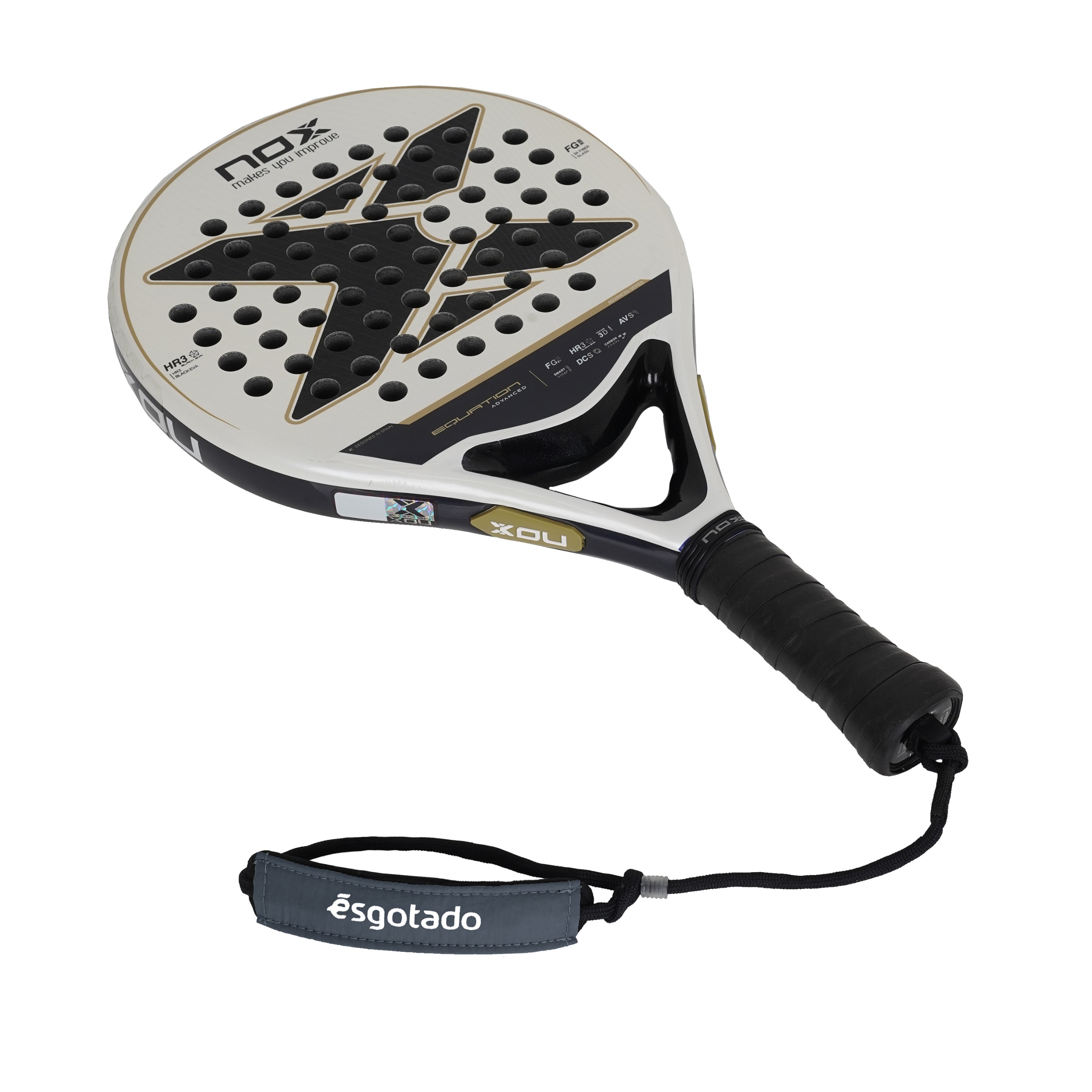 Padel Wrist Strap Adjustable Replacement Grey
