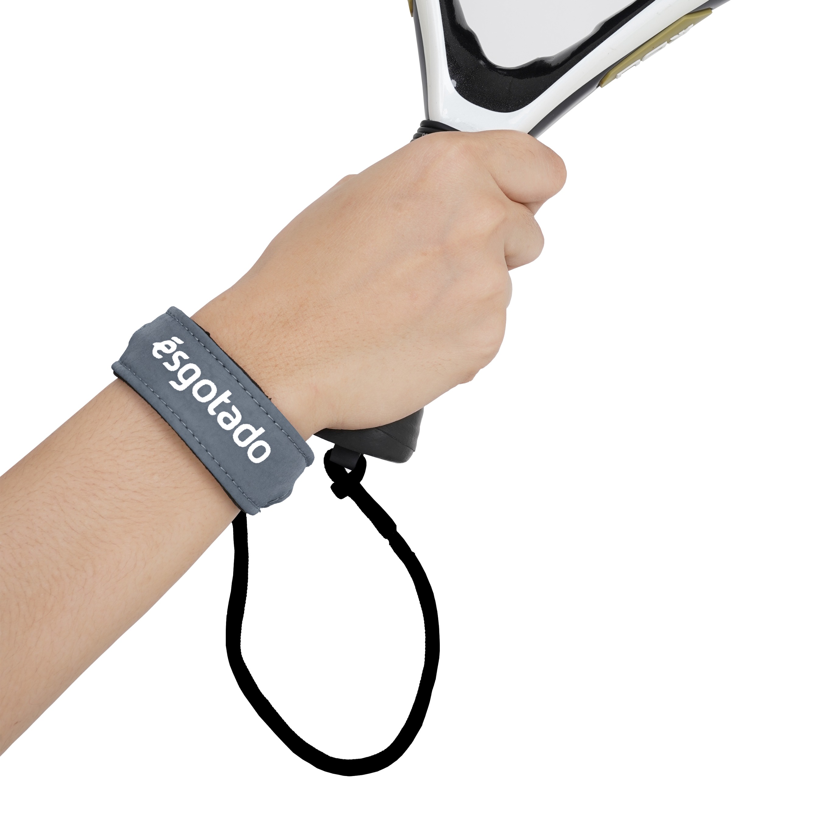Padel Wrist Strap Adjustable Replacement Grey