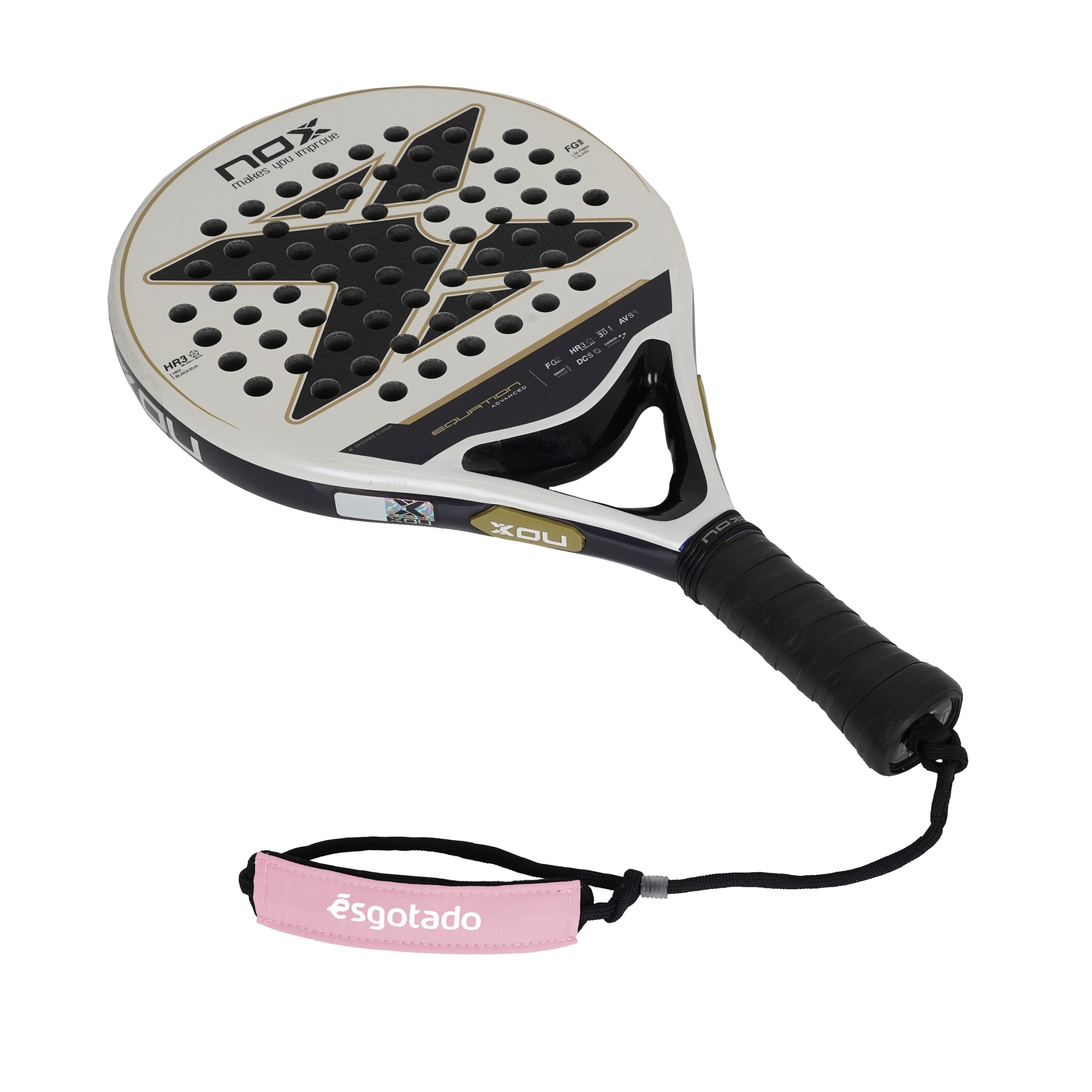 Padel Wrist Strap Adjustable Replacement Pink