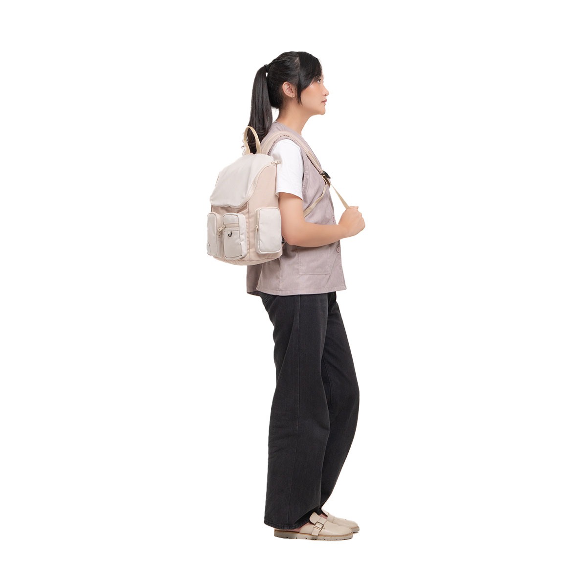 Mochilo Viprimo Beige Cream